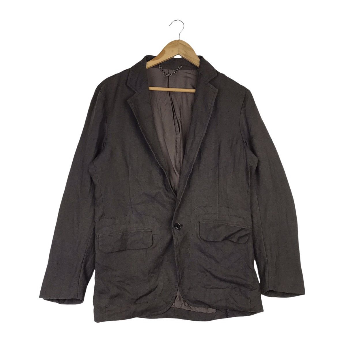 Japanese Brand × Maison MIHARA YASUHIRO Japanese Brand Miharayasuhiro One Button Coat Blazer Size US S / EU 44-46 / 1 - 1 Thumbnail