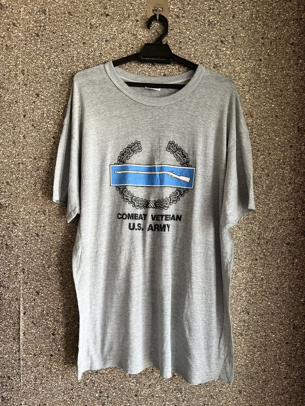 image of Vintage Combat Veteran Ft24 in Grey, Men's (Size 2XL)