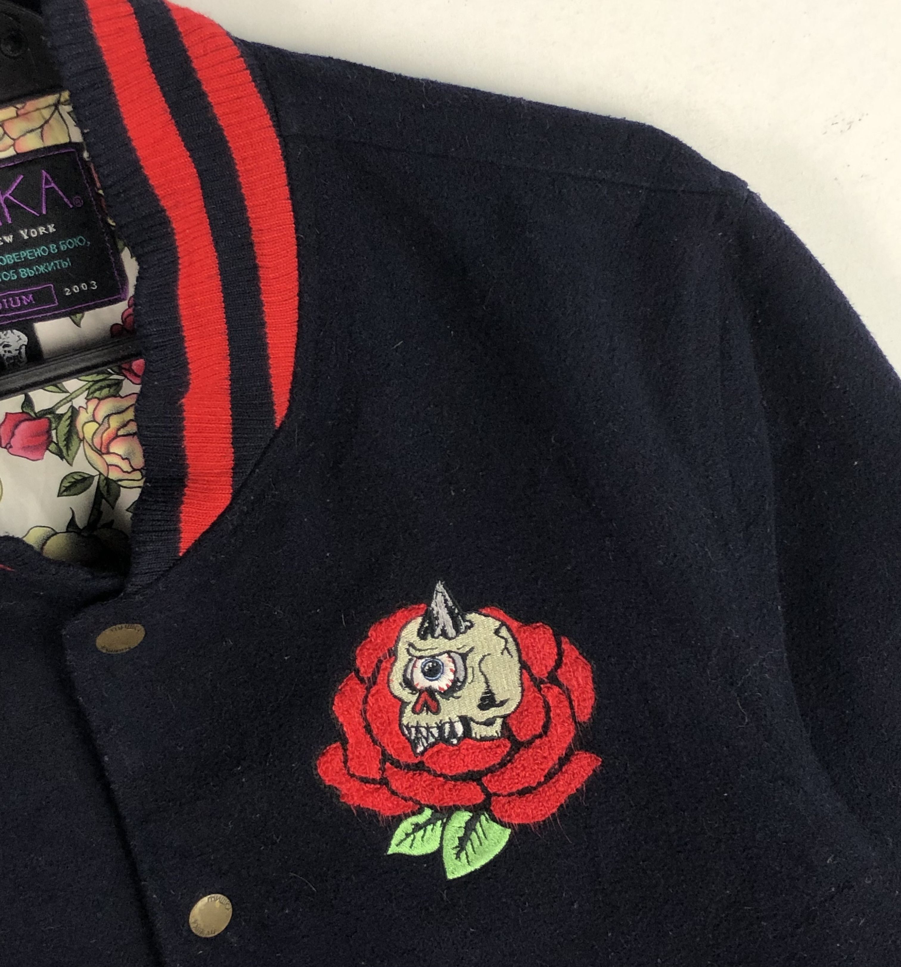 Mishka RARE DESIGN🔥MISHKA POLYESTER WOOL VARSITY JACKET Size US M / EU 48-50 / 2 - 5 Thumbnail