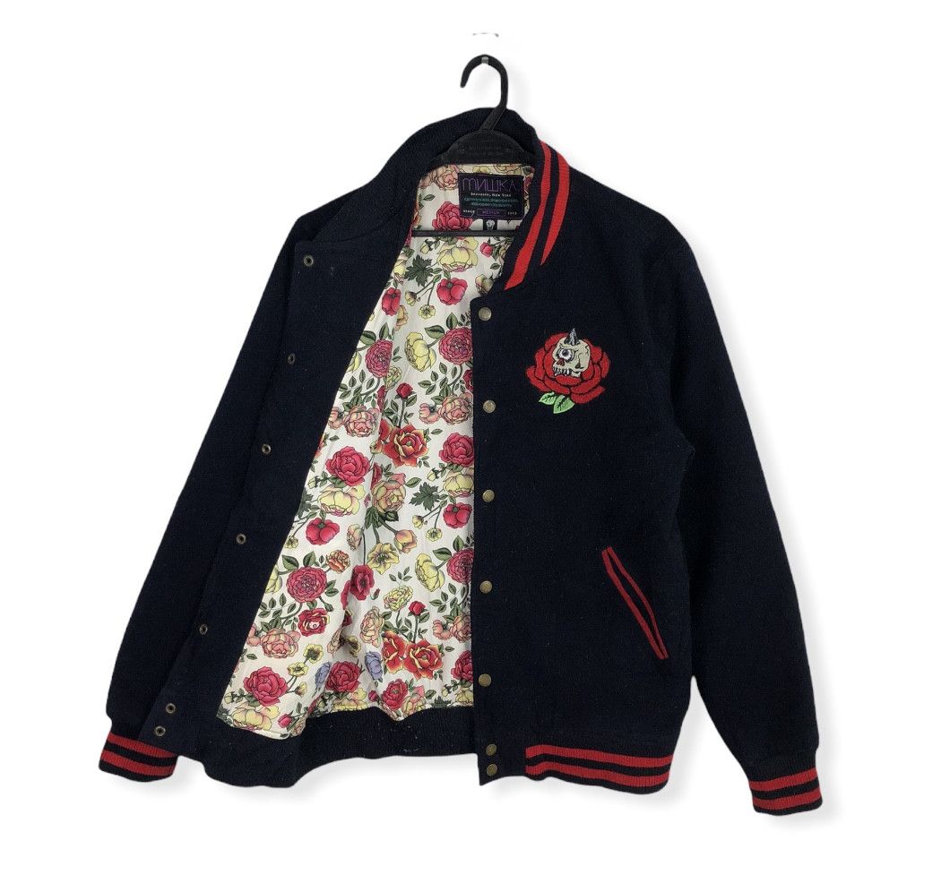 Mishka RARE DESIGN🔥MISHKA POLYESTER WOOL VARSITY JACKET Size US M / EU 48-50 / 2 - 1 Thumbnail