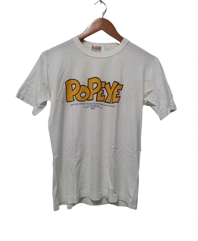 Cartoon Network × Vintage Vintage Popeye Cartoons Tee Akira Tazmania Bugs Rare Size US S / EU 44-46 / 1 - 1 Thumbnail