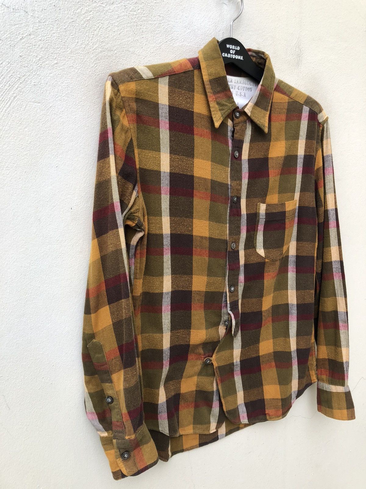 Alexander Yamaguchi Alexander Yamaguchi Checks Long Sleeve Flannel Shirt Size US S / EU 44-46 / 1 - 7 Thumbnail