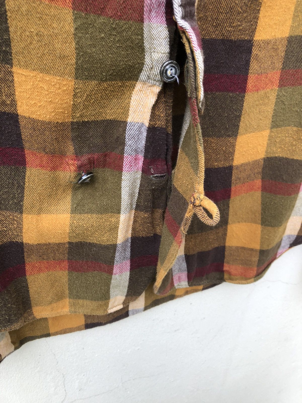 Alexander Yamaguchi Alexander Yamaguchi Checks Long Sleeve Flannel Shirt Size US S / EU 44-46 / 1 - 6 Thumbnail