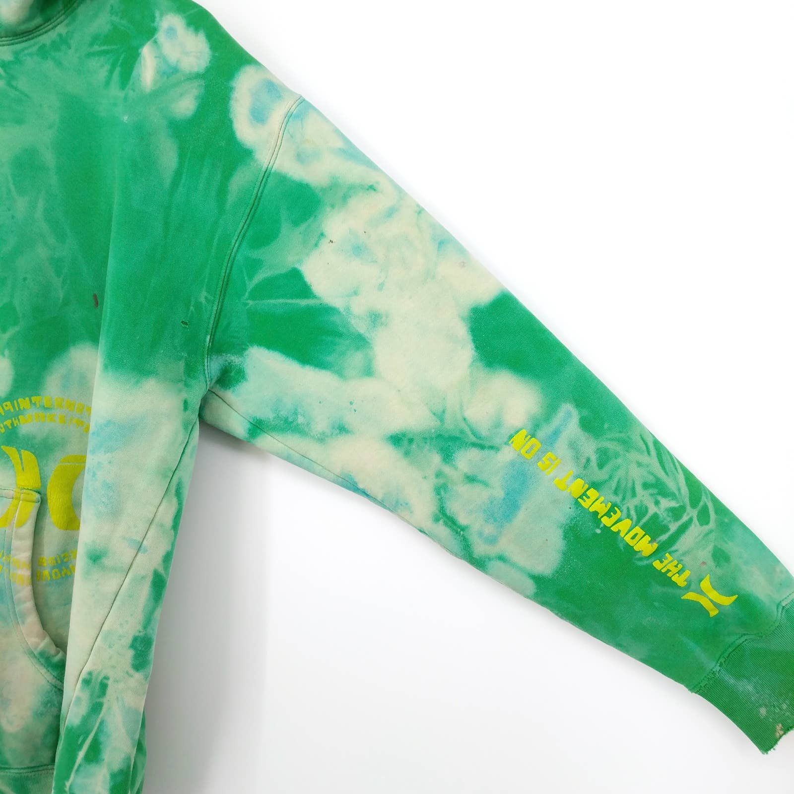 Hurley Hurley Custom Hand Bleached Distressed Hoodie Sweatshirt Size US XL / EU 56 / 4 - 5 Thumbnail