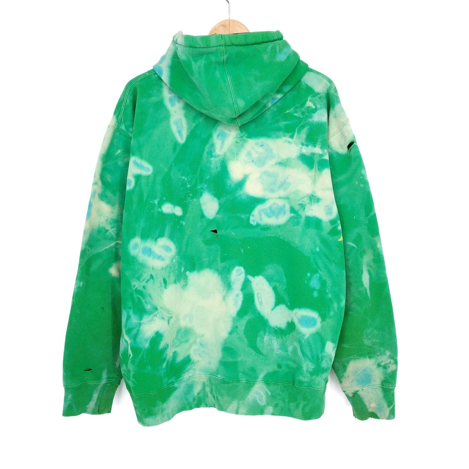 Hurley Hurley Custom Hand Bleached Distressed Hoodie Sweatshirt Size US XL / EU 56 / 4 - 7 Thumbnail