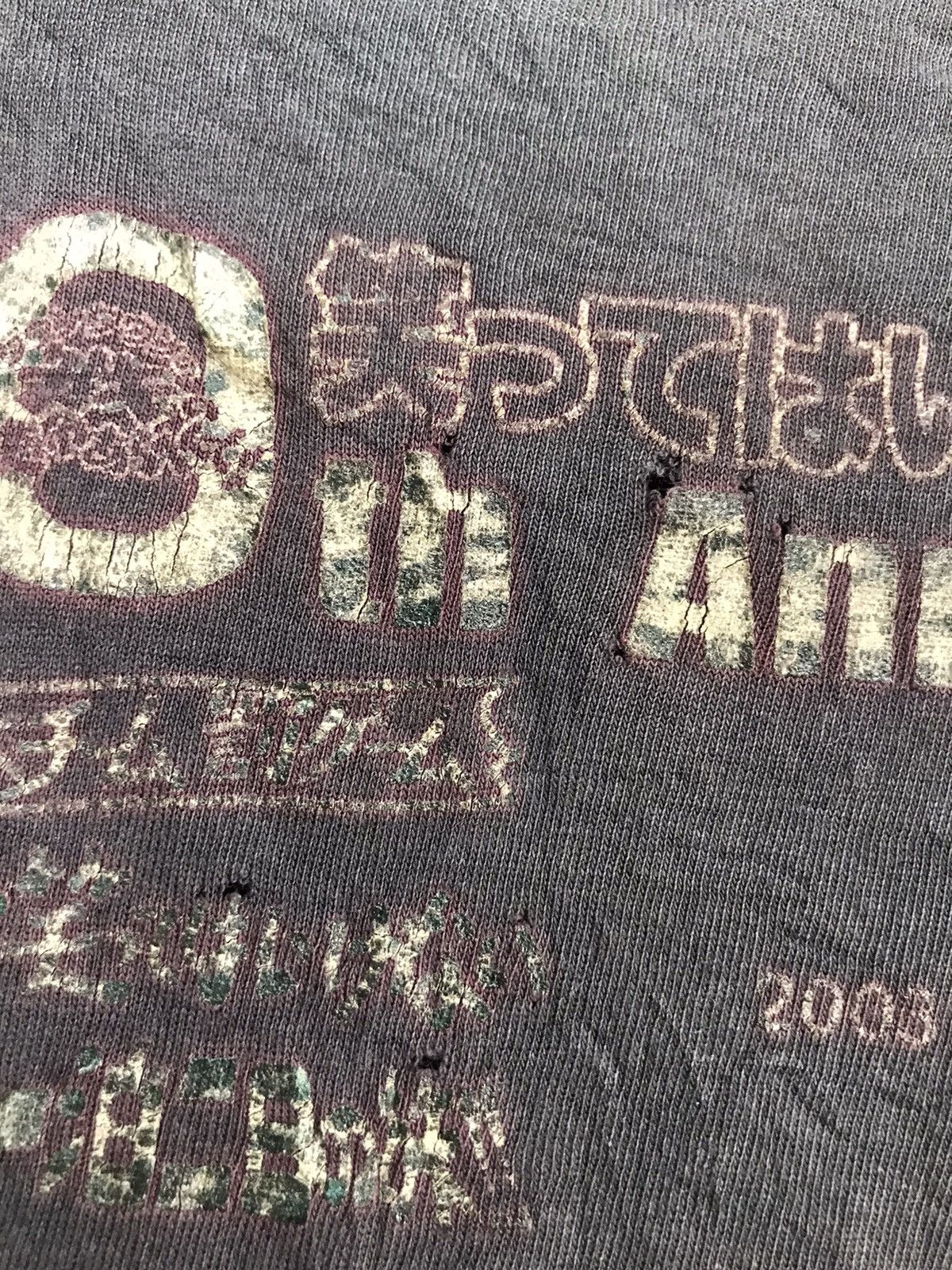 Japanese Brand Obachan 10th unniversary by ntv distressed printed shirt Size US M / EU 48-50 / 2 - 6 Thumbnail