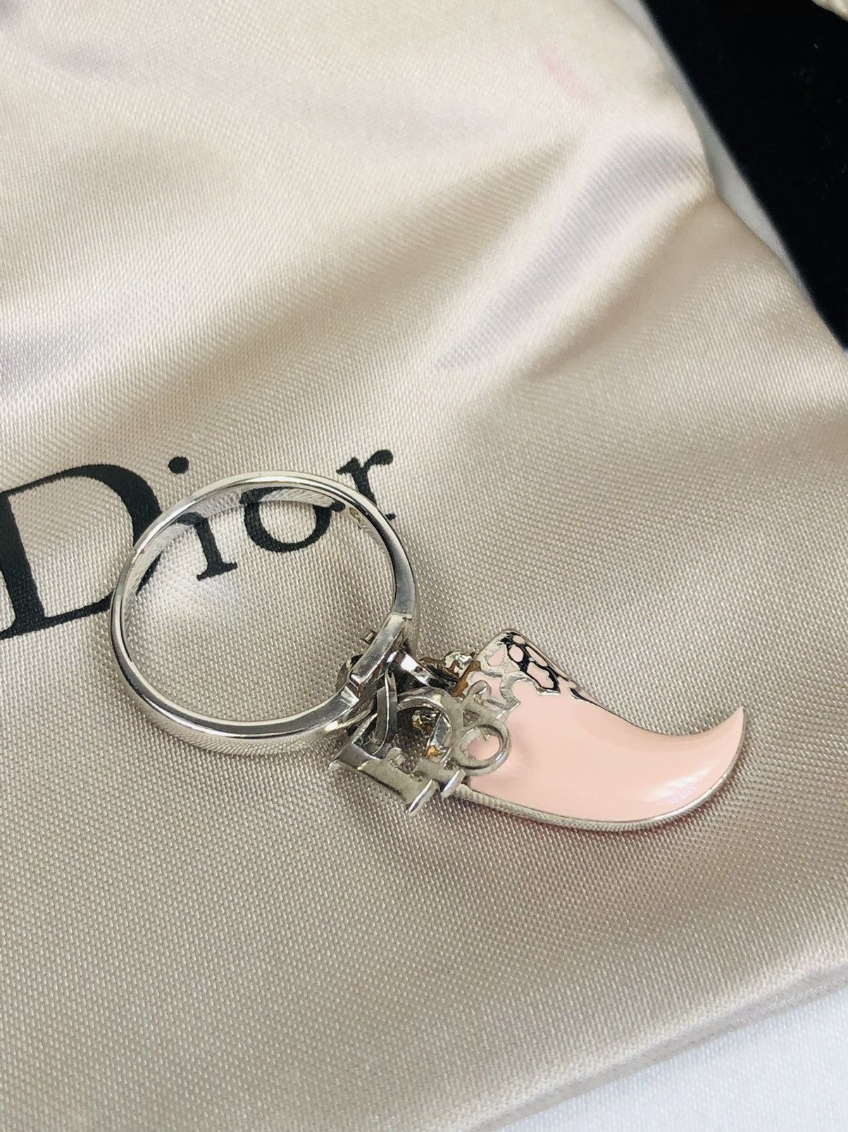 Dior Dior shark tooth ring size 8 Size ONE SIZE - 2 Thumbnail