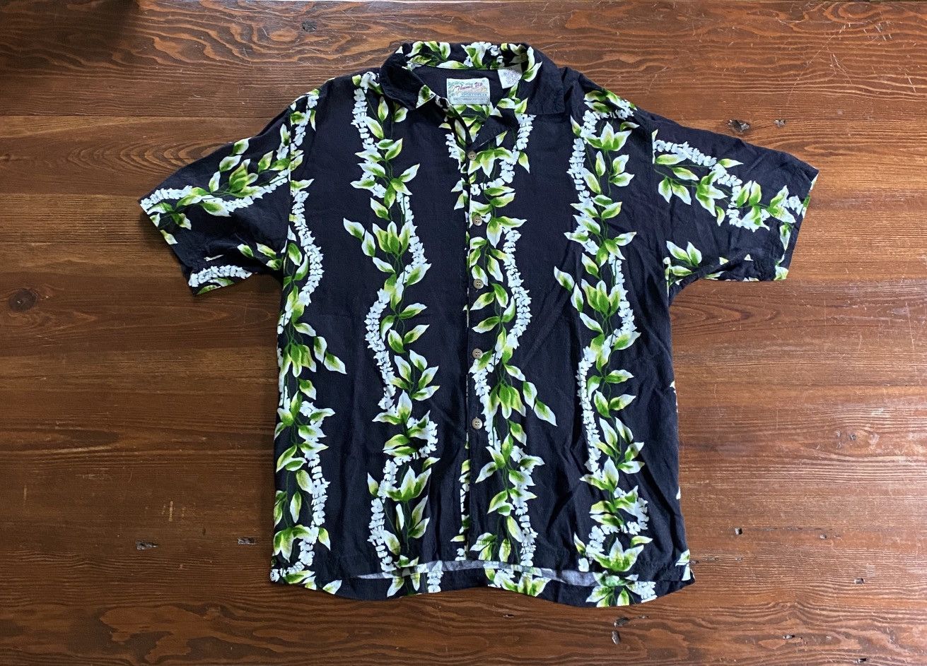 Vintage Vintage 90’s Thums Up Faded Hawaiian Style Rayon Button Up Size US S / EU 44-46 / 1 - 2 Thumbnail
