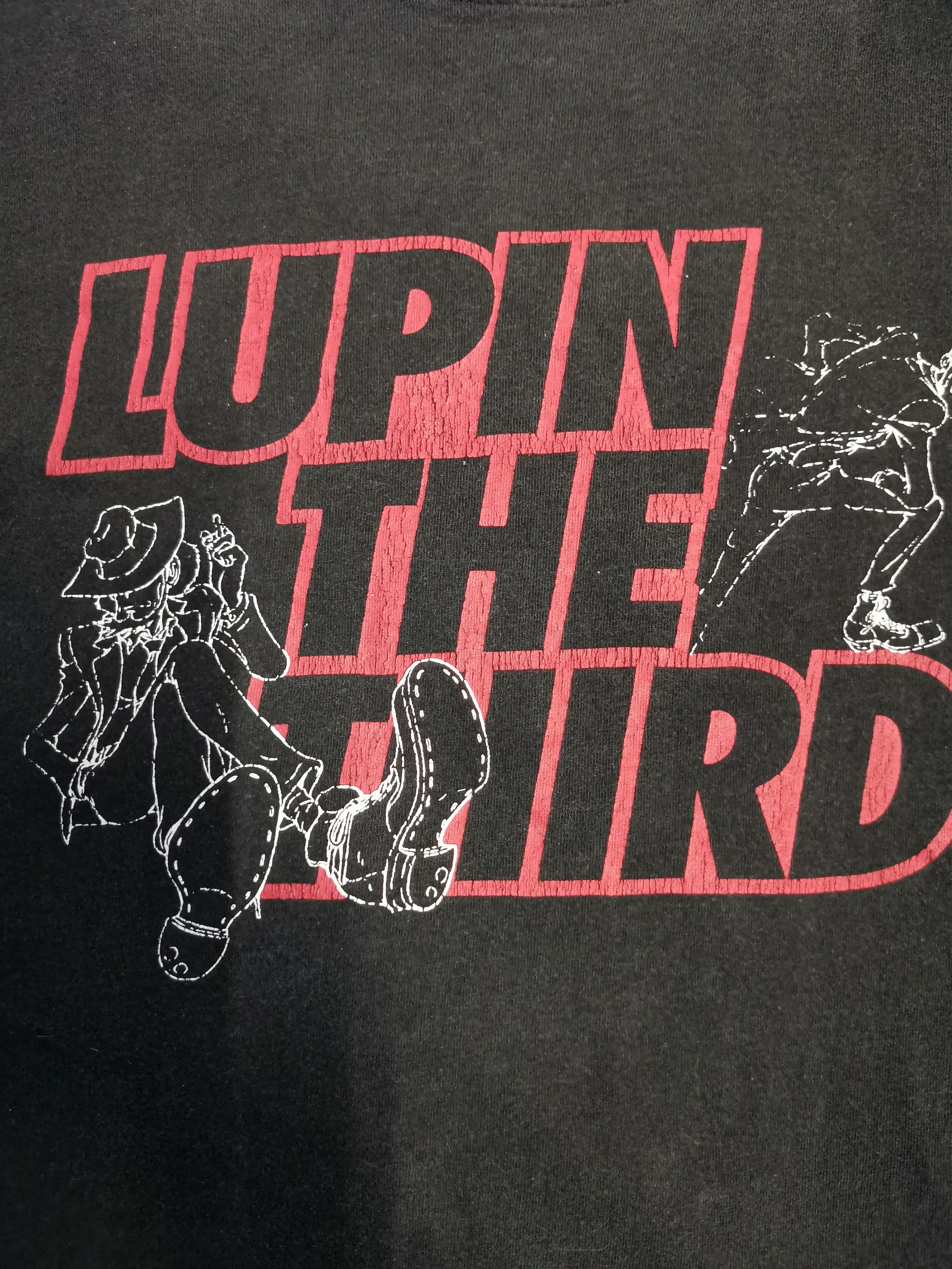 Anime Vintage Lupin The Third Japan Anime Tee Akira Eva Bleach Size US M / EU 48-50 / 2 - 1 Thumbnail