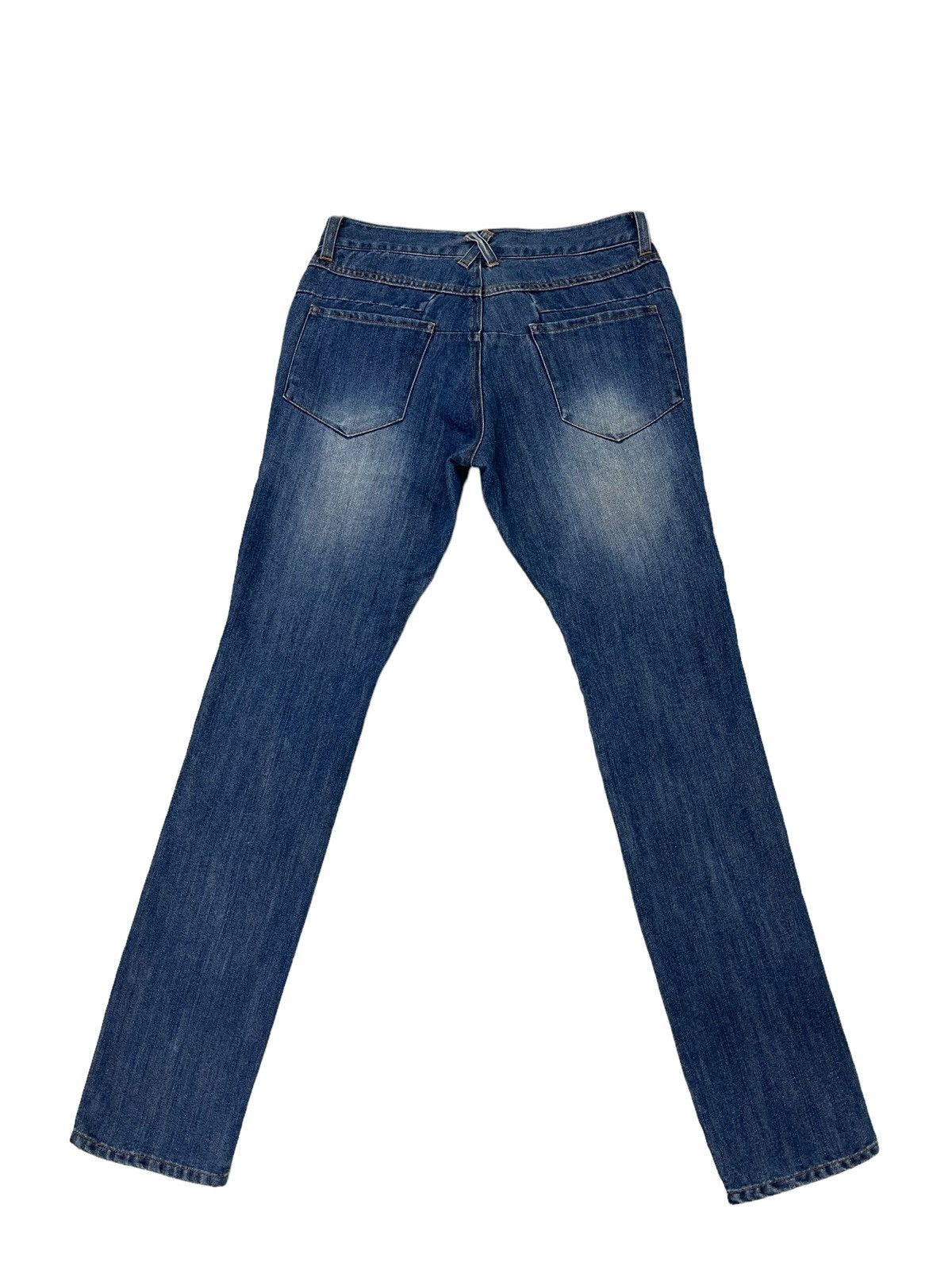 Japanese Brand Slim Jeans PPFM Native Patterns 2🟦6 Size US 31 - 11 Thumbnail