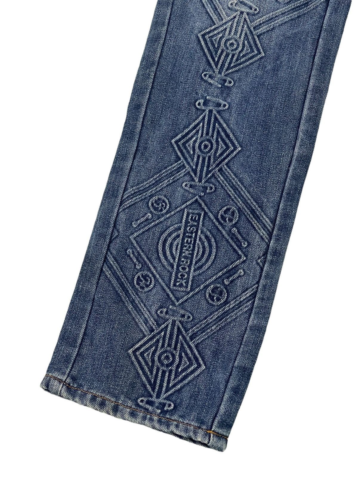 Japanese Brand Slim Jeans PPFM Native Patterns 2🟦6 Size US 31 - 5 Thumbnail