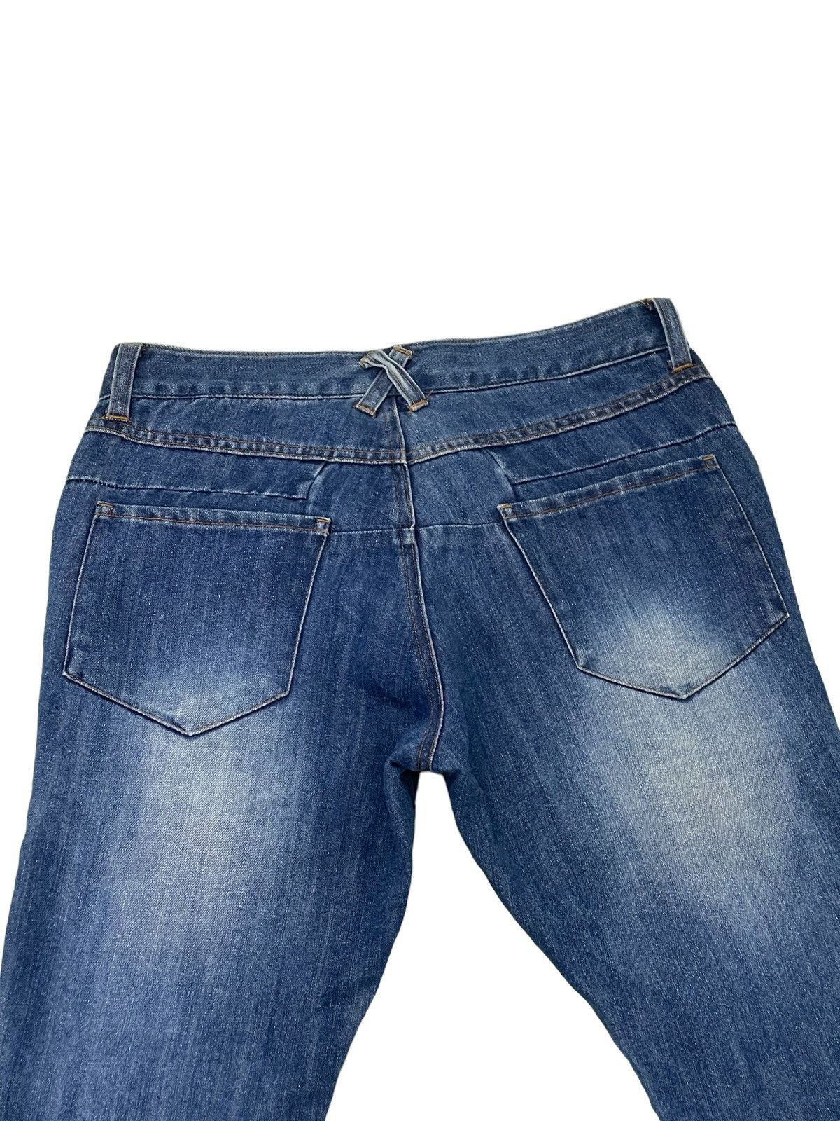 Japanese Brand Slim Jeans PPFM Native Patterns 2🟦6 Size US 31 - 18 Thumbnail
