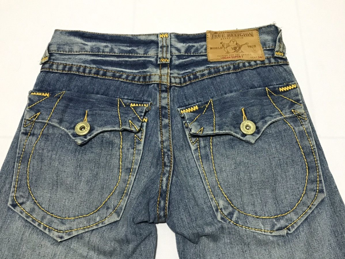 True Religion × Vintage Vintage True Religion Pants Denim (Logan Super T) Size US 30 / EU 46 - 4 Thumbnail