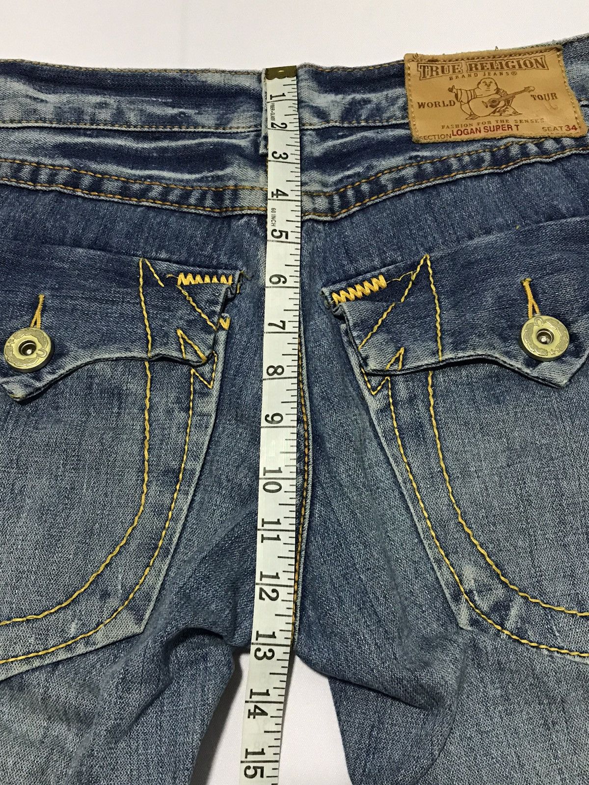 True Religion × Vintage Vintage True Religion Pants Denim (Logan Super T) Size US 30 / EU 46 - 14 Thumbnail