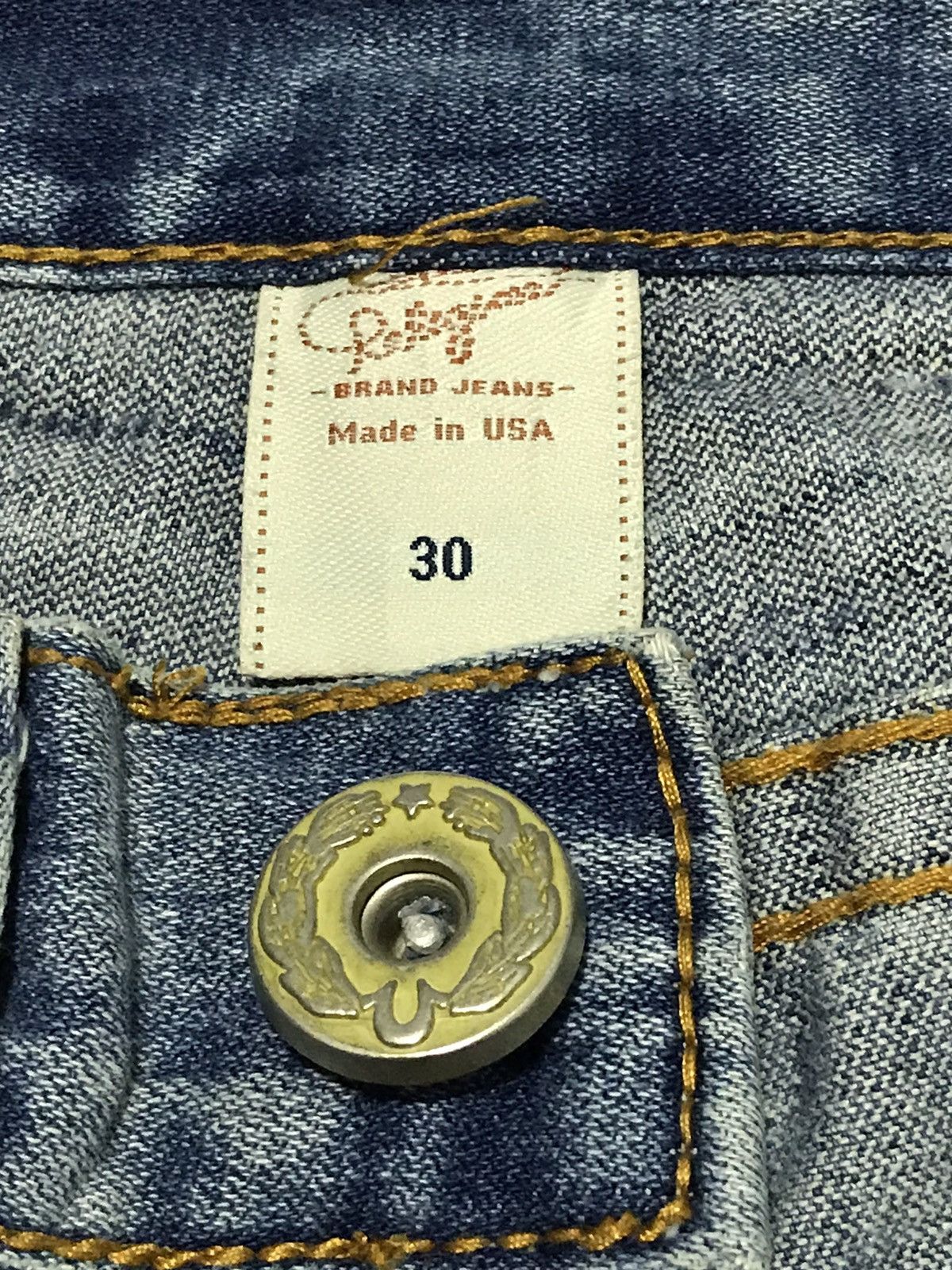 True Religion × Vintage Vintage True Religion Pants Denim (Logan Super T) Size US 30 / EU 46 - 5 Thumbnail