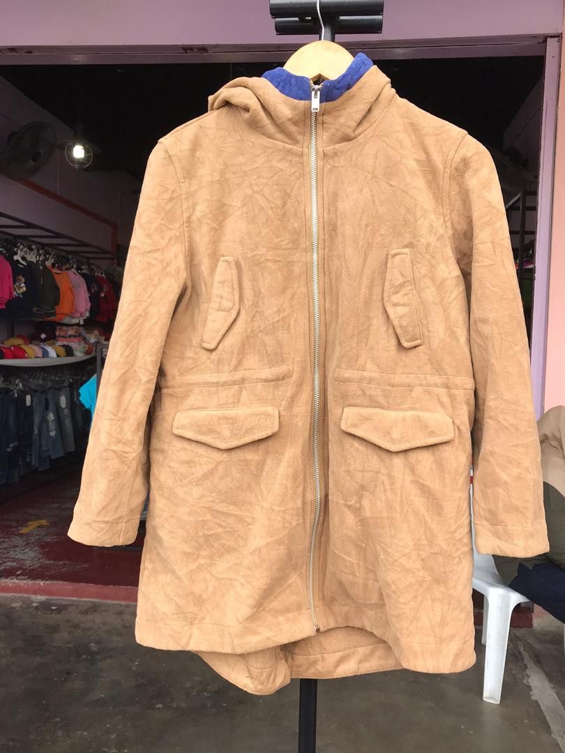 image of Uniqlo X Undercover Fishtail Parka in Brown, Men's (Size Small)