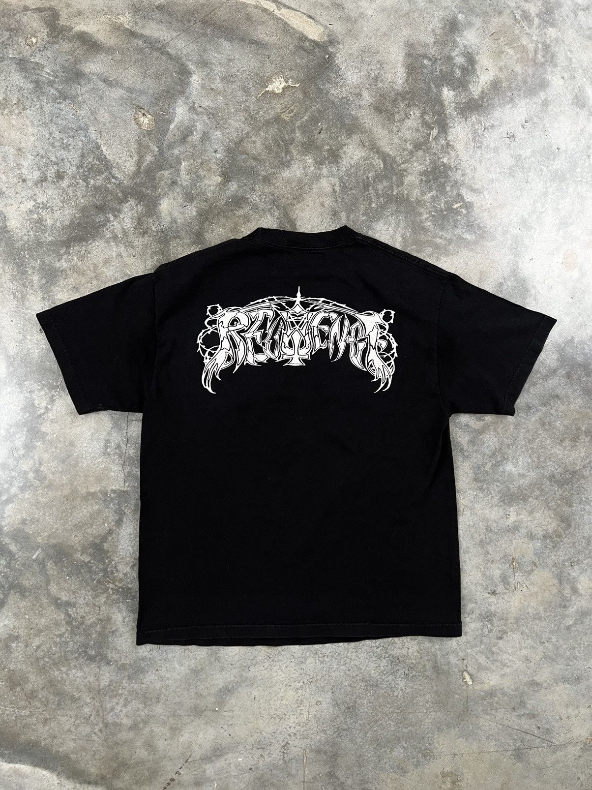 Revenge Revenge Slime Anarchy Logo Tee Black Sz. Large Size US L / EU 52-54 / 3 - 3 Thumbnail