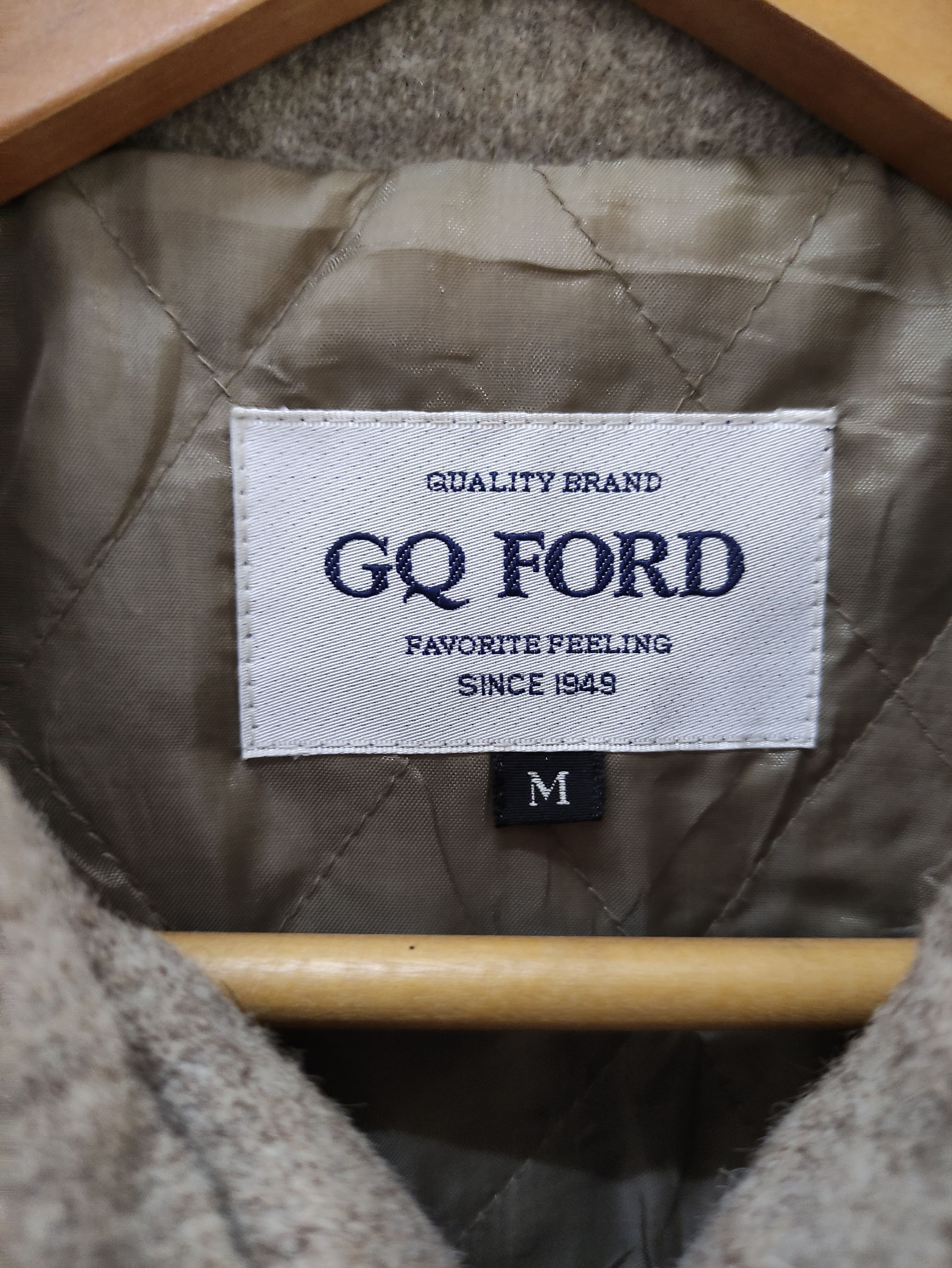GQ Vintage GQ Ford Zip Up Wool Jacket Size US M / EU 48-50 / 2 - 6 Thumbnail