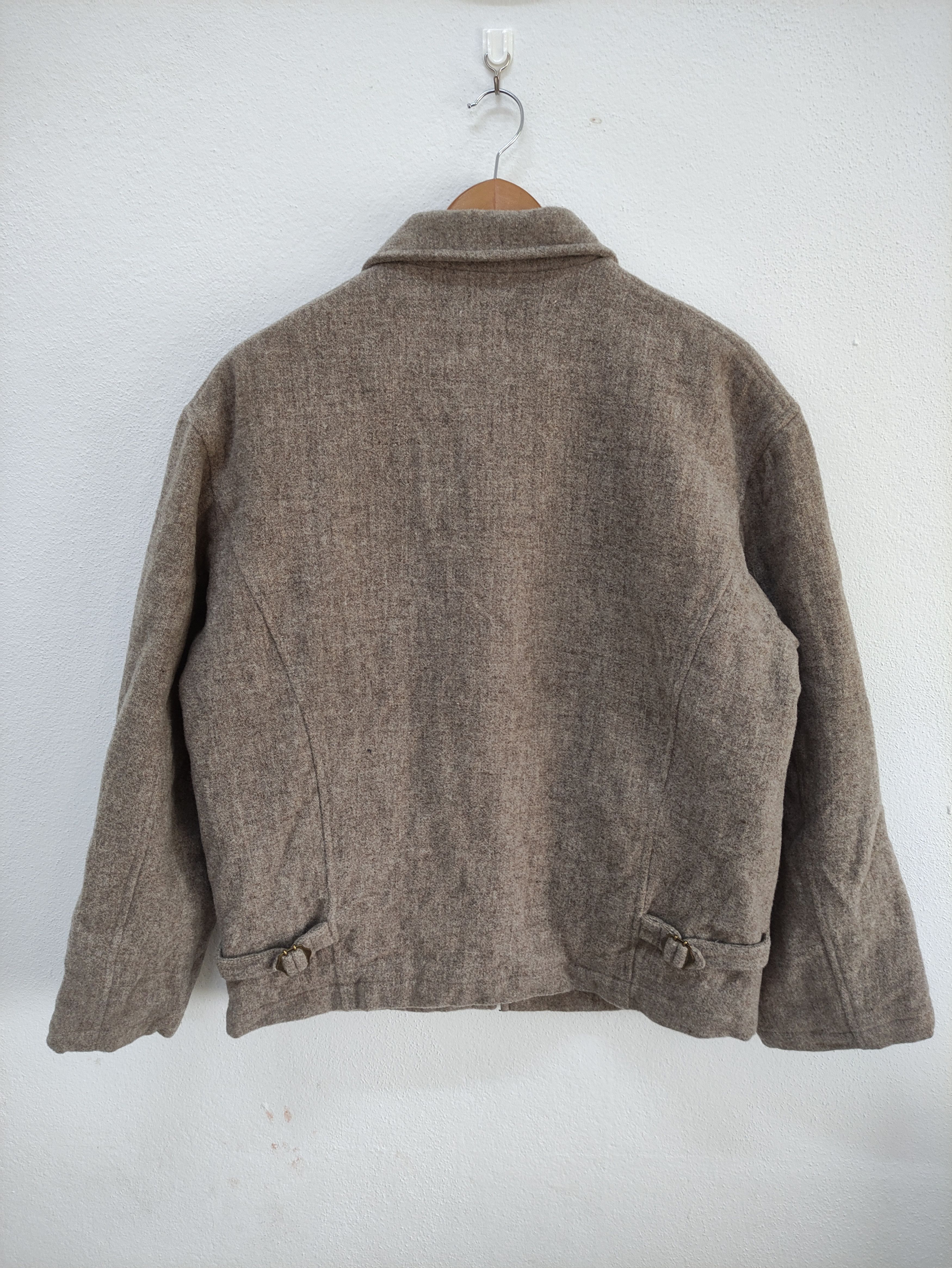 GQ Vintage GQ Ford Zip Up Wool Jacket Size US M / EU 48-50 / 2 - 2 Thumbnail