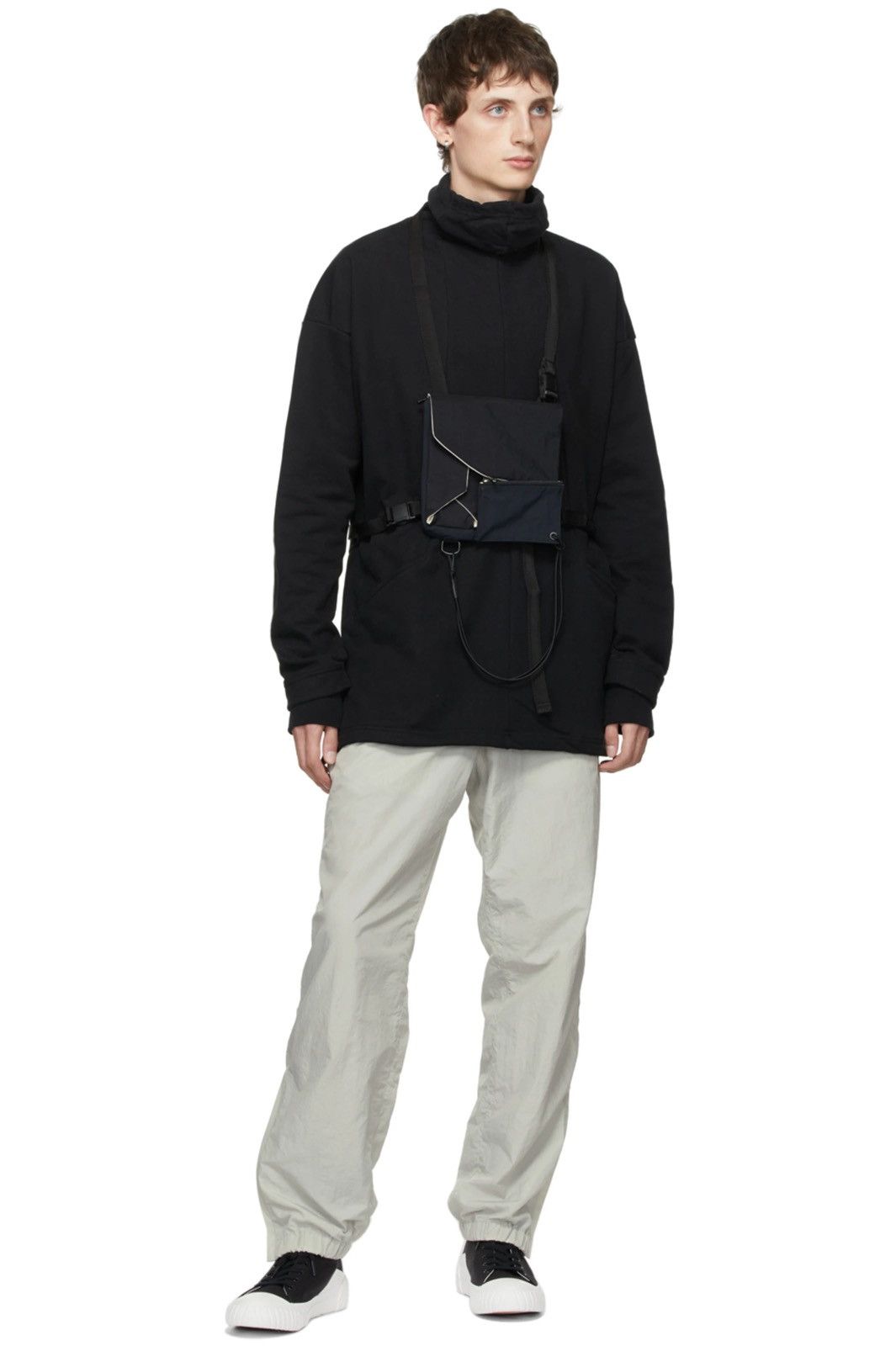 The Viridi-anne Like New, Black Masked Neck Sweatshirt - FINAL DROP Size US L / EU 52-54 / 3 - 4 Thumbnail