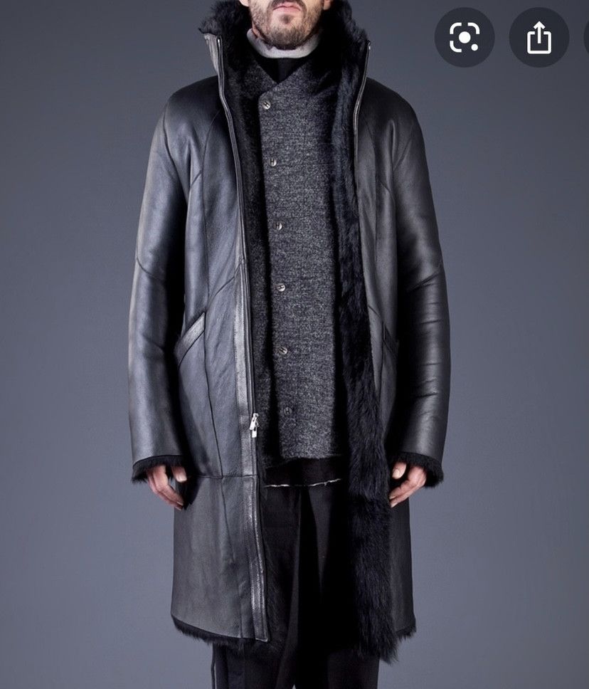 Inaisce Shearling Leather Jacket Size US XL / EU 56 / 4 - 5 Thumbnail