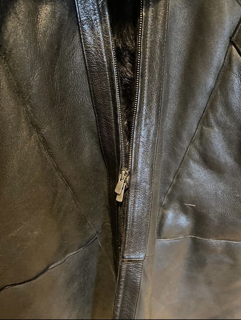 Inaisce Shearling Leather Jacket Size US XL / EU 56 / 4 - 7 Thumbnail