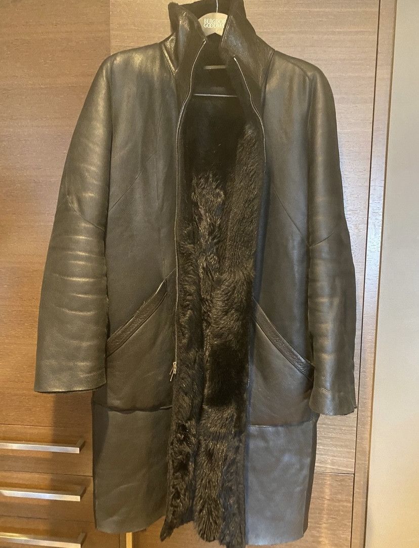 Inaisce Shearling Leather Jacket Size US XL / EU 56 / 4 - 10 Thumbnail