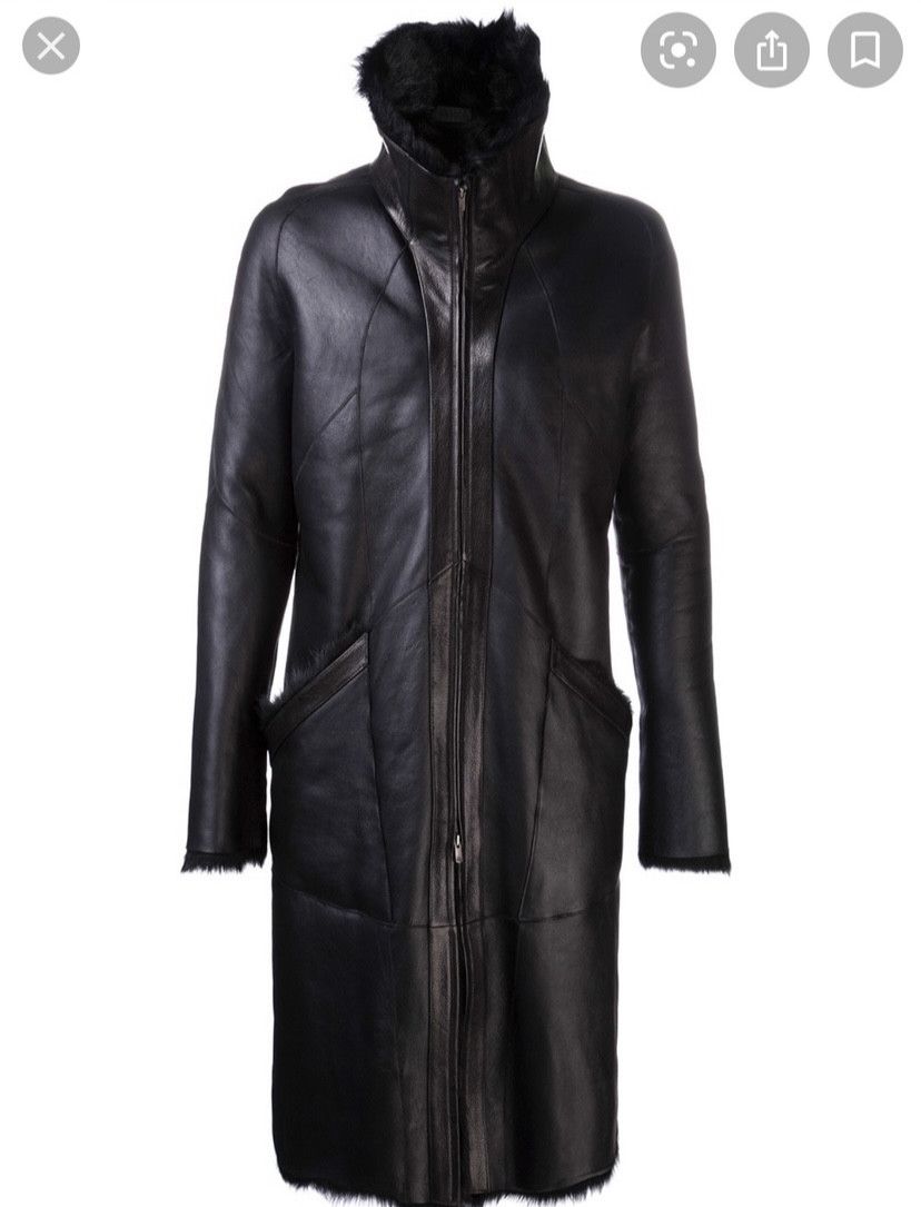 Inaisce Shearling Leather Jacket Size US XL / EU 56 / 4 - 14 Thumbnail