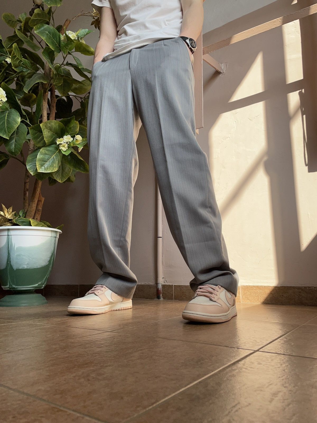 Japanese Brand × Vintage Vintage Trousers Striped Tyler Creator Style Size US 31 - 3 Thumbnail