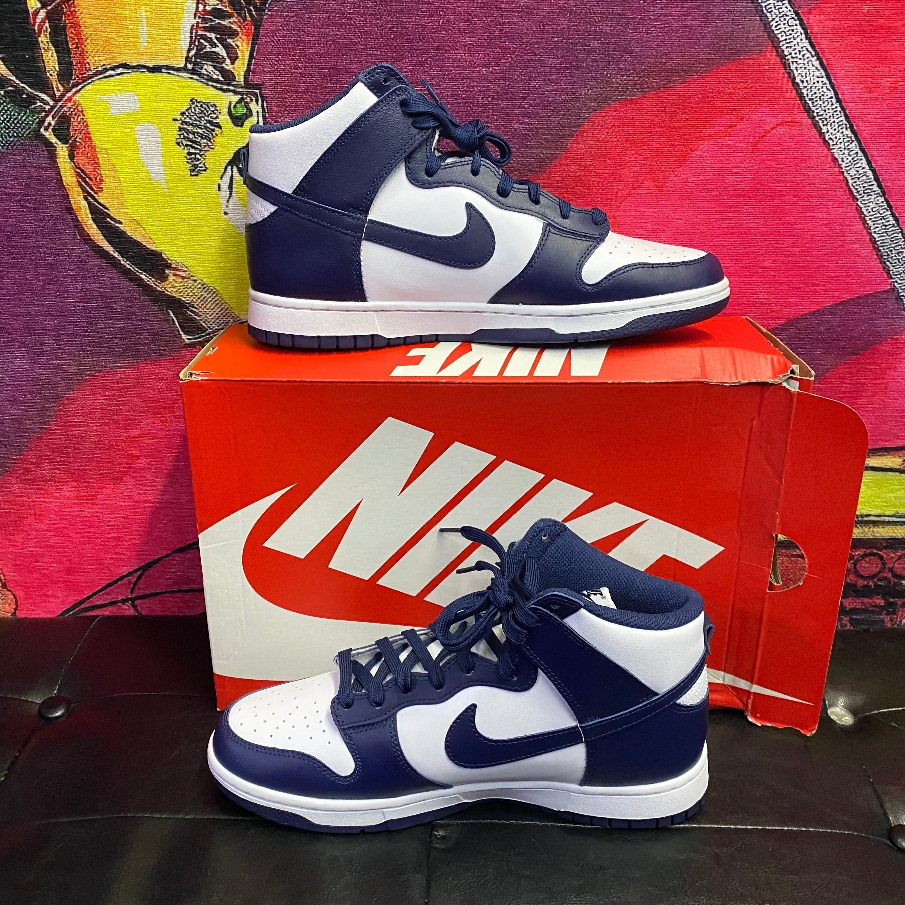 Nike New Nike Dunk High Championship Navy Size 10 Size US 10 / EU 43 - 2 Thumbnail