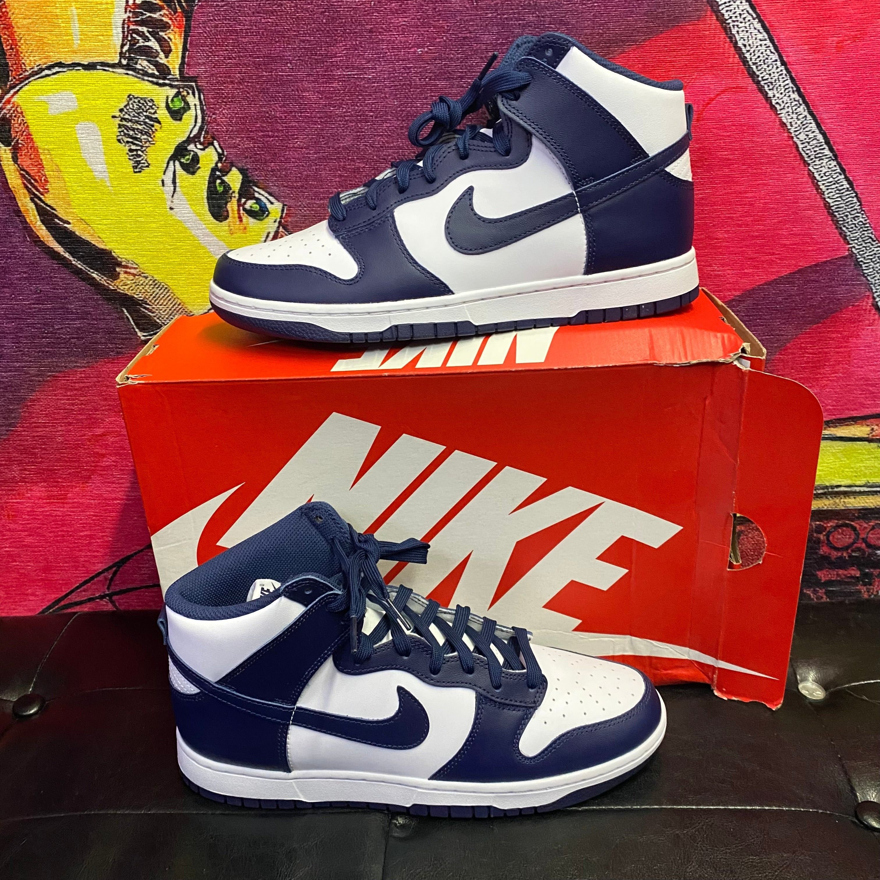 Nike New Nike Dunk High Championship Navy Size 10 Size US 10 / EU 43 - 1 Thumbnail