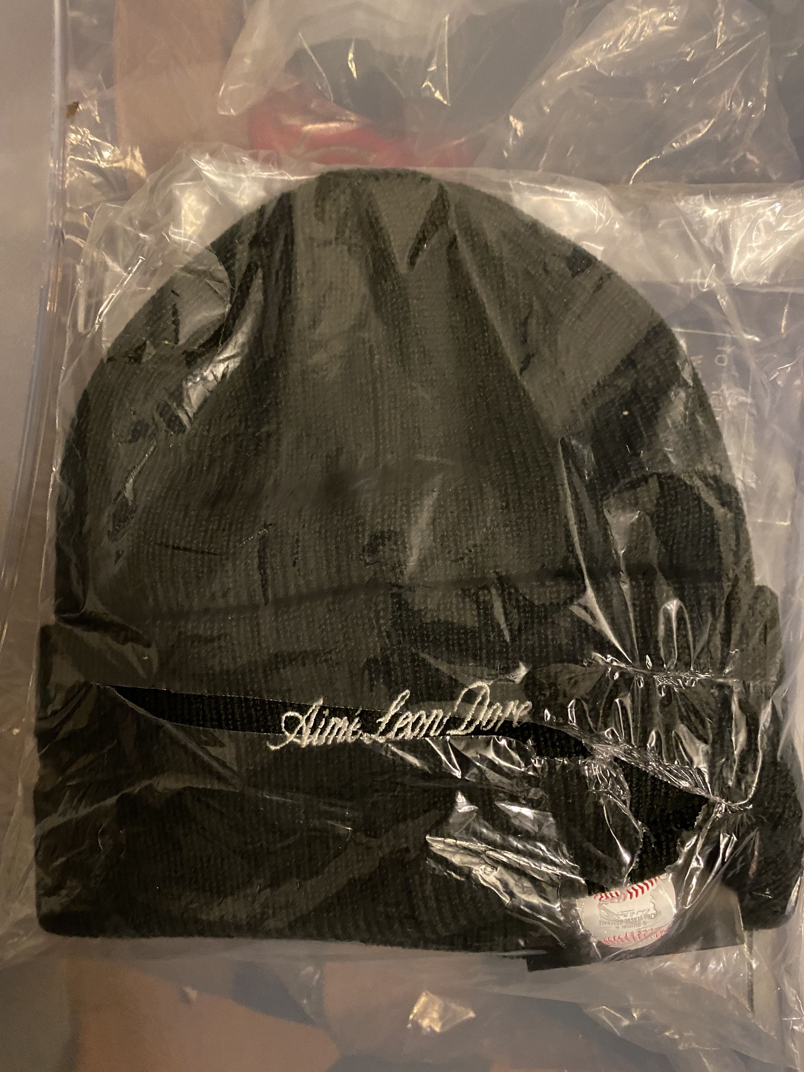 Aime Leon Dore × New Era Aime Leon Dore New Era Chainstitch Yankees Beanie Green Size ONE SIZE - 2 Thumbnail