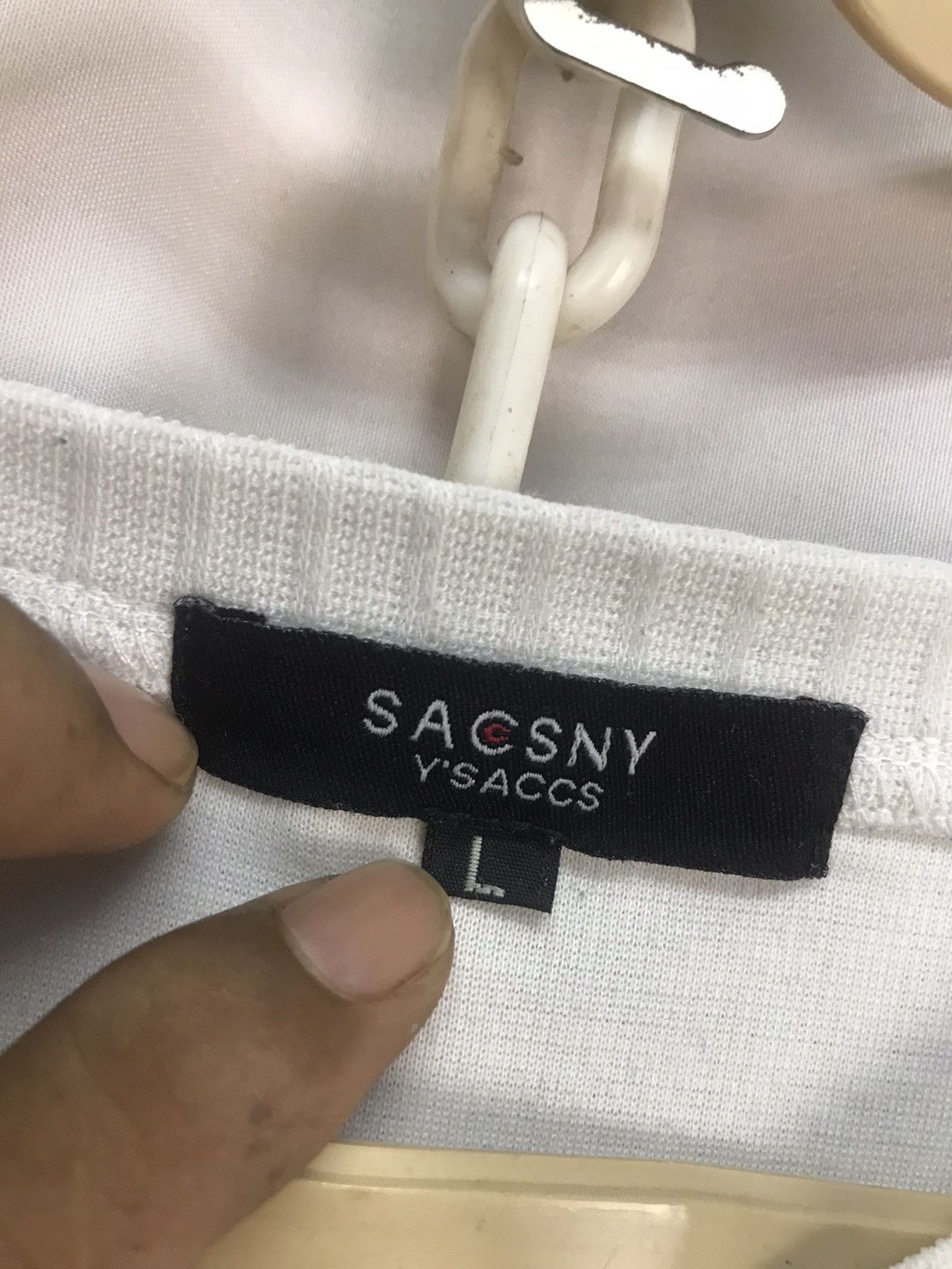 Japanese Brand × Yohji Yamamoto Sacsny y’saccs long sleeve vneck shirt by yohji Yamamoto Size US L / EU 52-54 / 3 - 3 Thumbnail