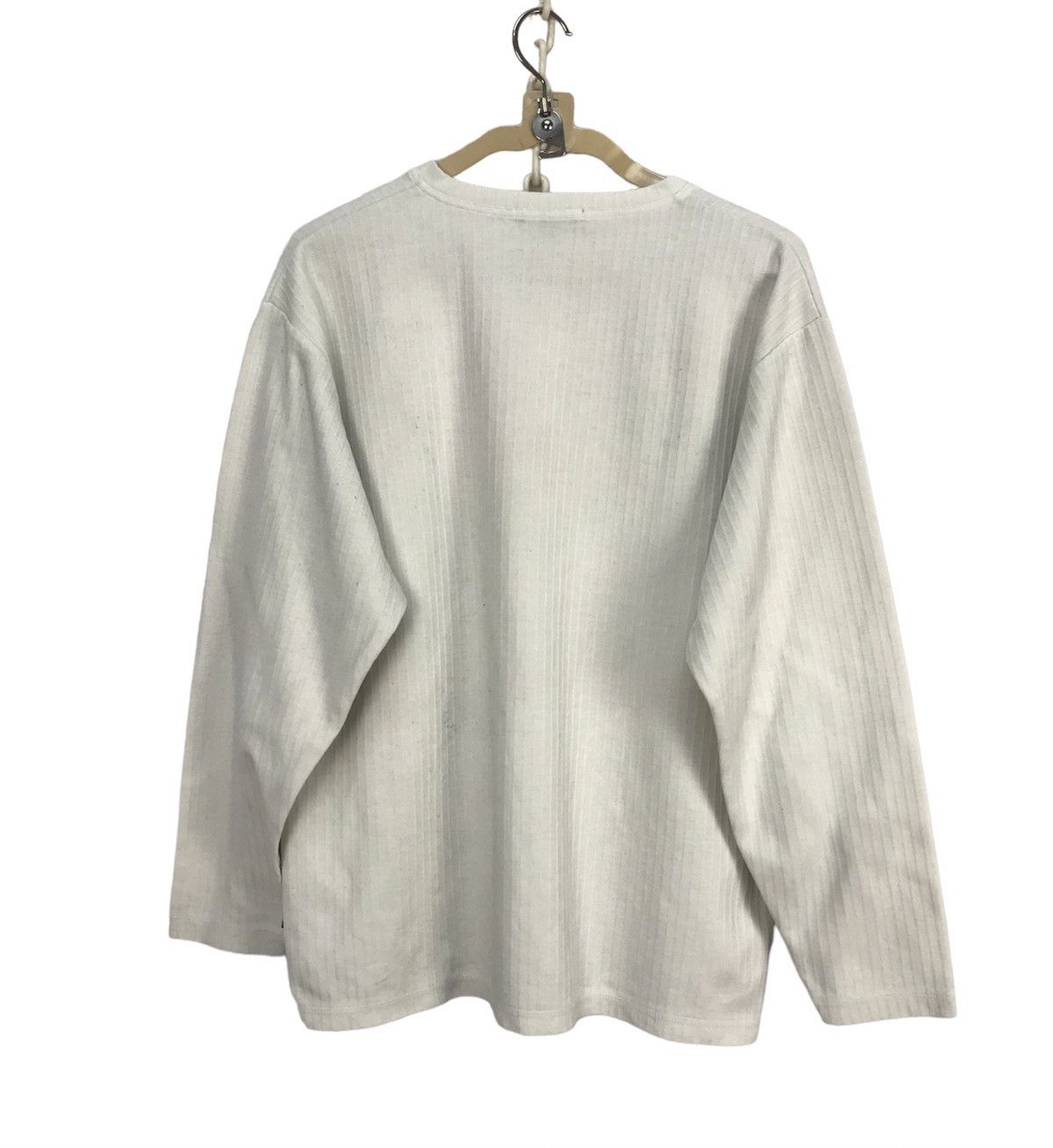 Japanese Brand × Yohji Yamamoto Sacsny y’saccs long sleeve vneck shirt by yohji Yamamoto Size US L / EU 52-54 / 3 - 2 Thumbnail