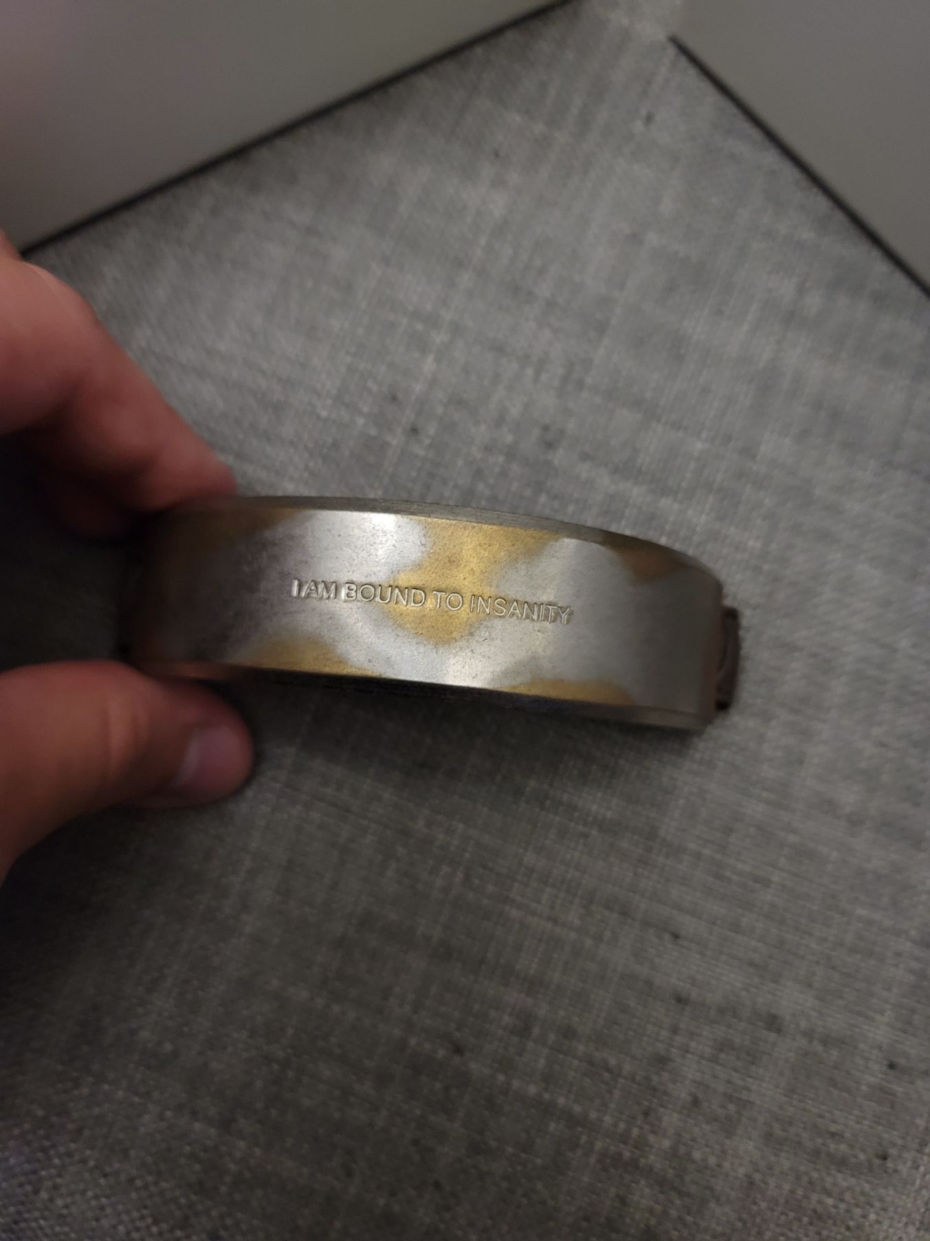 Julius FINAL DROP I am Bound to Insanity Brass leather bracelet Size ONE SIZE - 4 Thumbnail