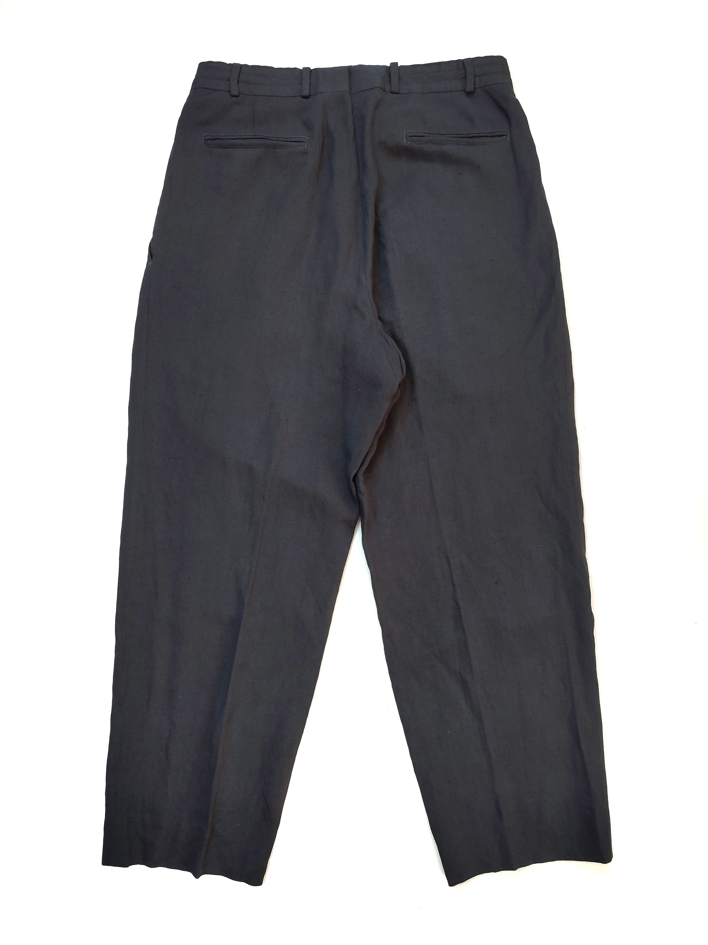 Yves Saint Laurent YSL Pour Homme Grey Flax Pants Size US 32 / EU 48 - 3 Thumbnail