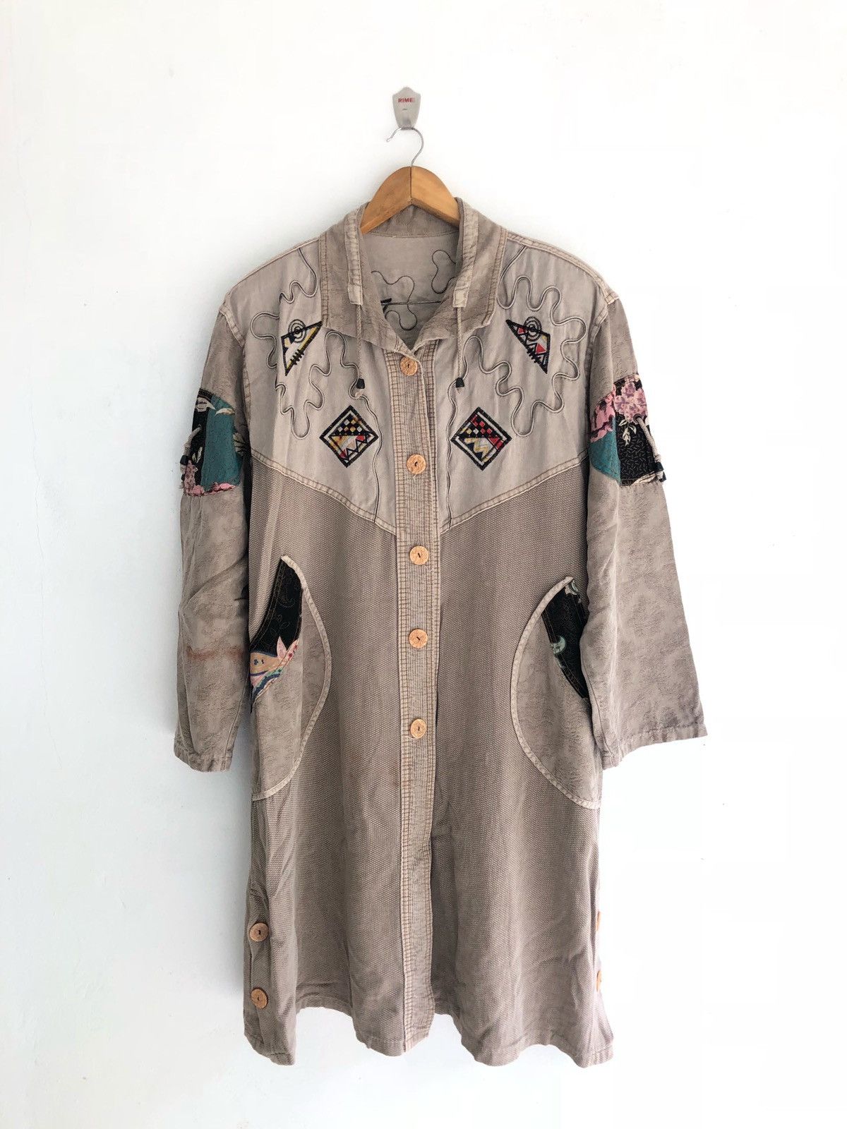 Vintage nice design long jacket Fashion Week cw21 Size US L / EU 52-54 / 3 - 1 Thumbnail