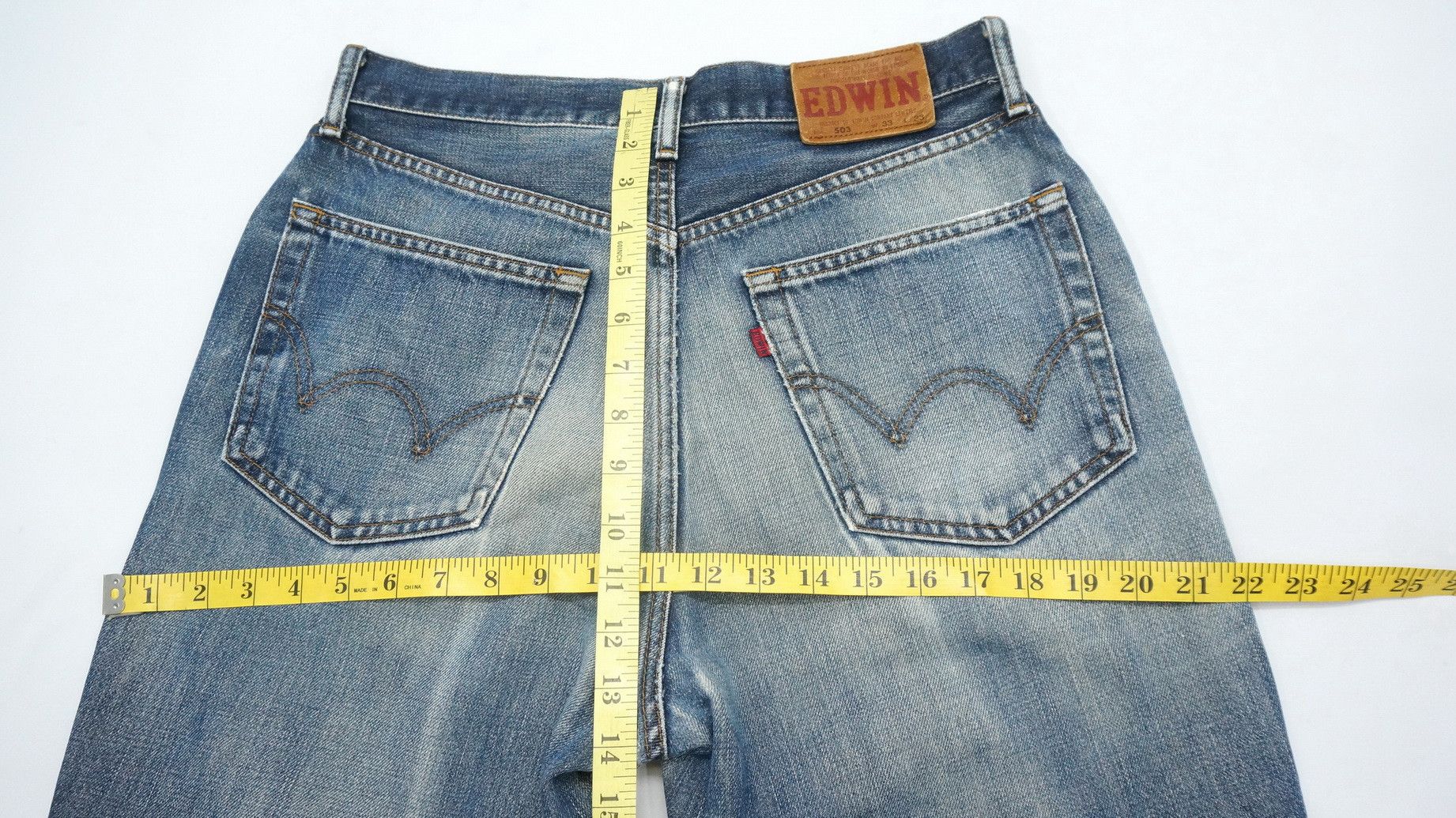 Edwin EDWIN Vintage Distressed Blown Knee Jeans Size US 30 / EU 46 - 18 Thumbnail