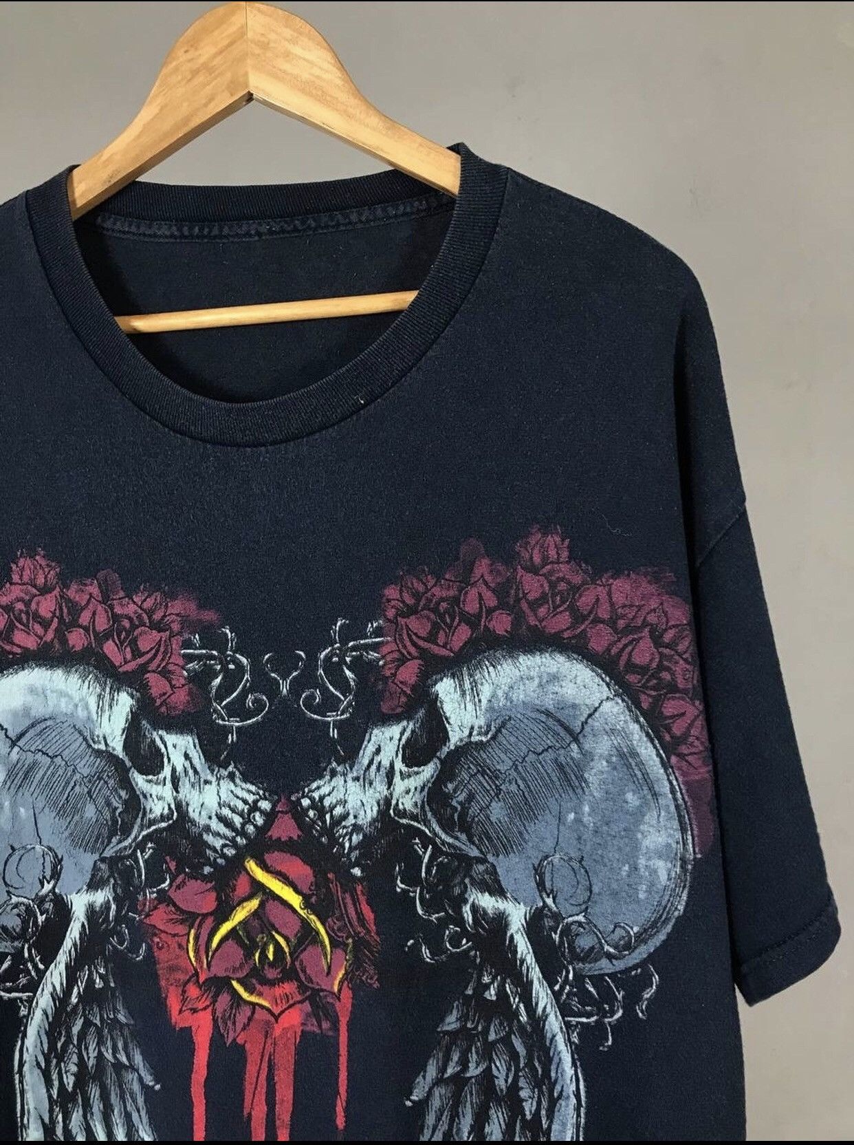 Vintage Skull vintage rock tee Size US XL / EU 56 / 4 - 2 Thumbnail