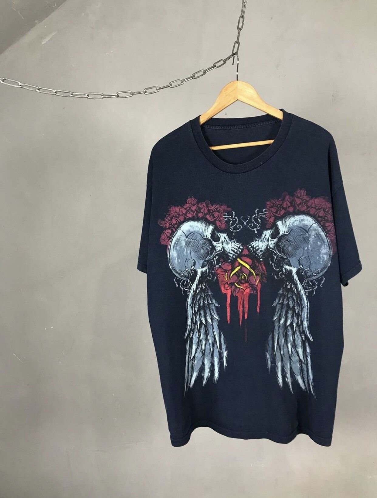 Vintage Skull vintage rock tee Size US XL / EU 56 / 4 - 1 Thumbnail