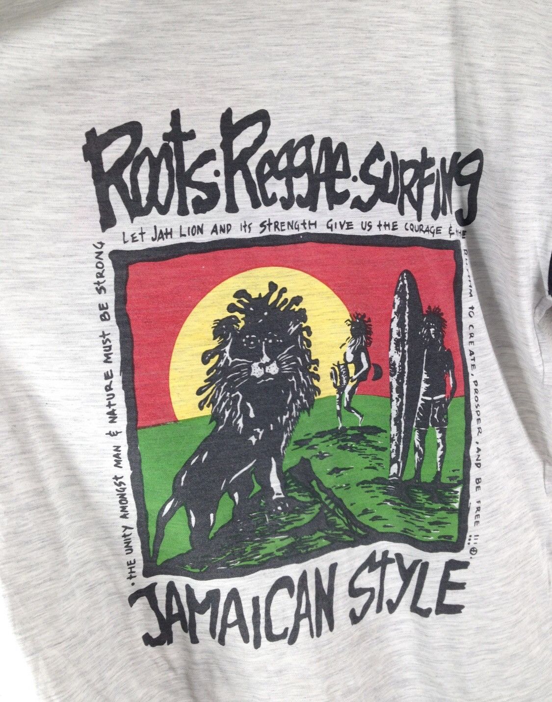 Band Tees × Bob Marley × Vintage vintage Bob Marley Jamaican Style cw21 Size US L / EU 52-54 / 3 - 3 Thumbnail