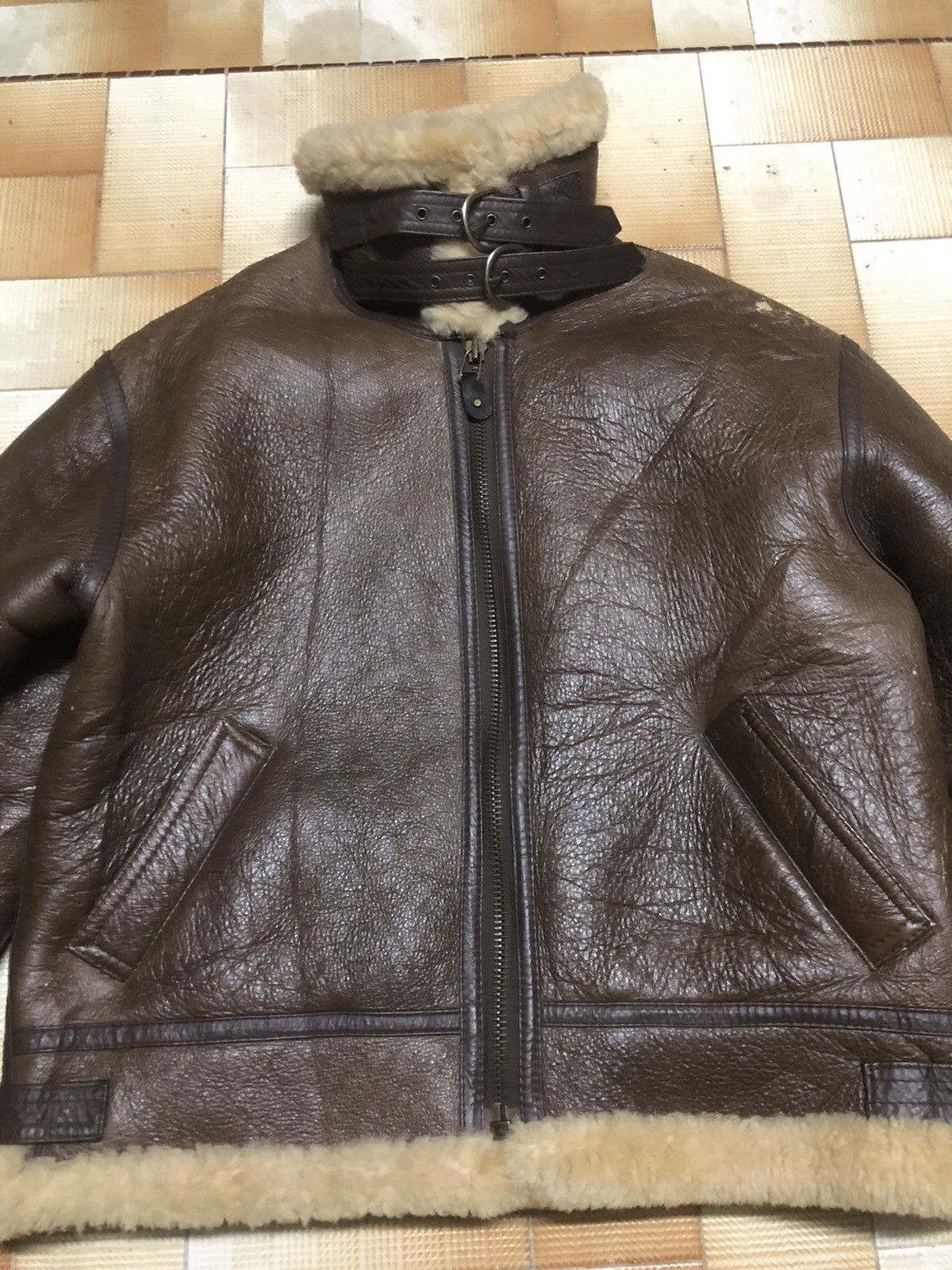 Other 🔥DELETE SOON❌VtgTYPE B-3 HQ USAF AIR FORCE USA SHEARLING 70 Size US M / EU 48-50 / 2 - 10 Thumbnail