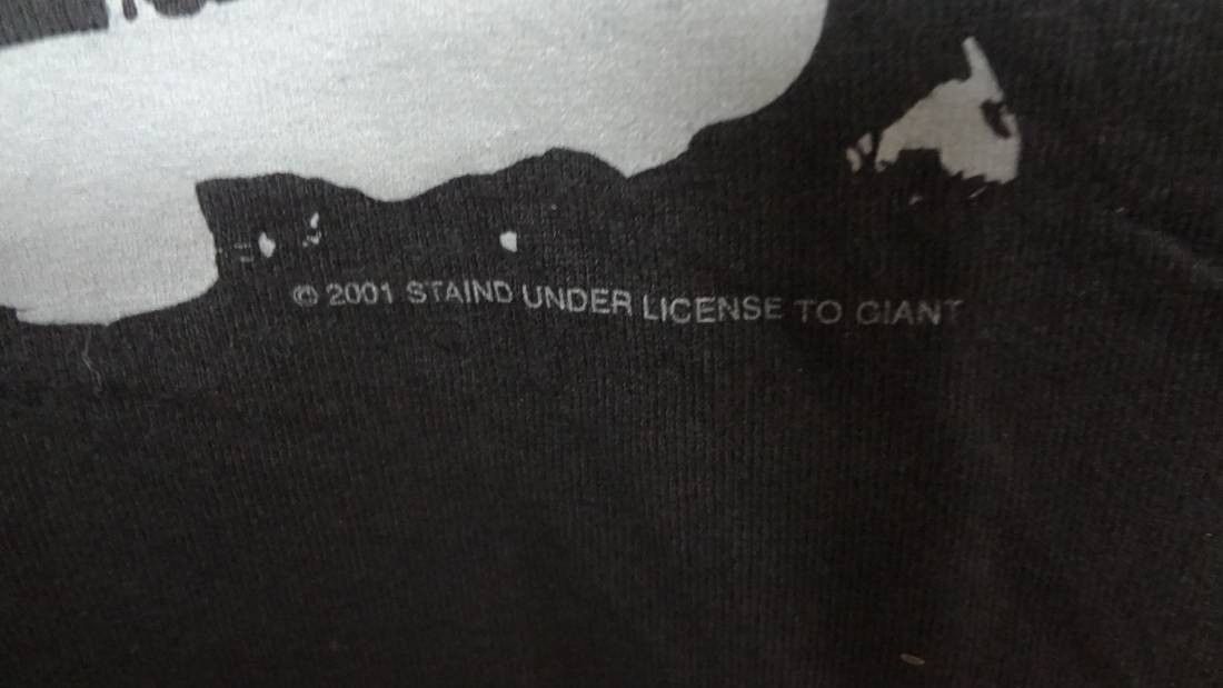 Band Tees × Vintage Vintage Y2k Staind Men's Band Art Black Short Sleeve T-shirt Size US L / EU 52-54 / 3 - 3 Thumbnail