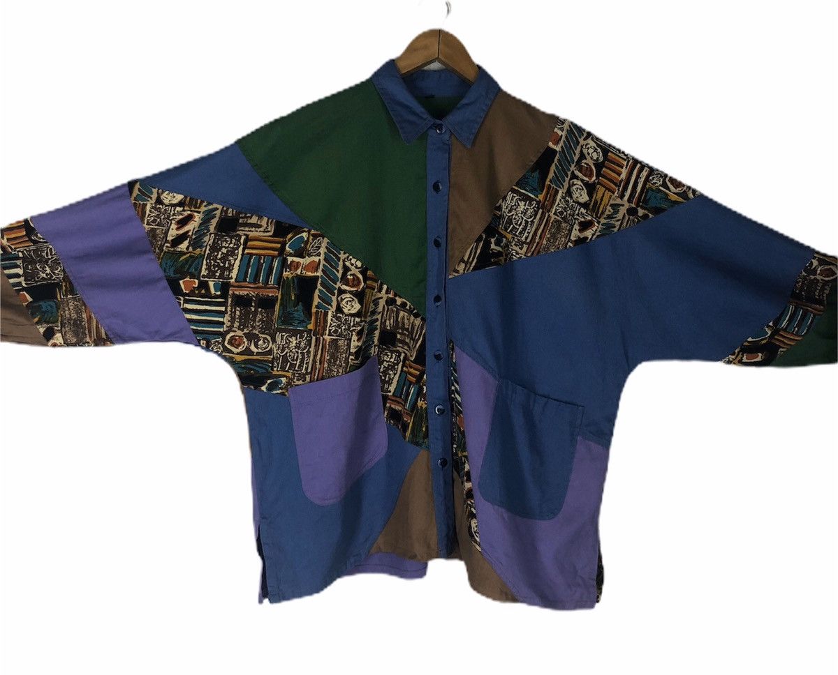 Japanese Brand Nice Design Full Print Button UP cw21 Size US L / EU 52-54 / 3 - 2 Thumbnail
