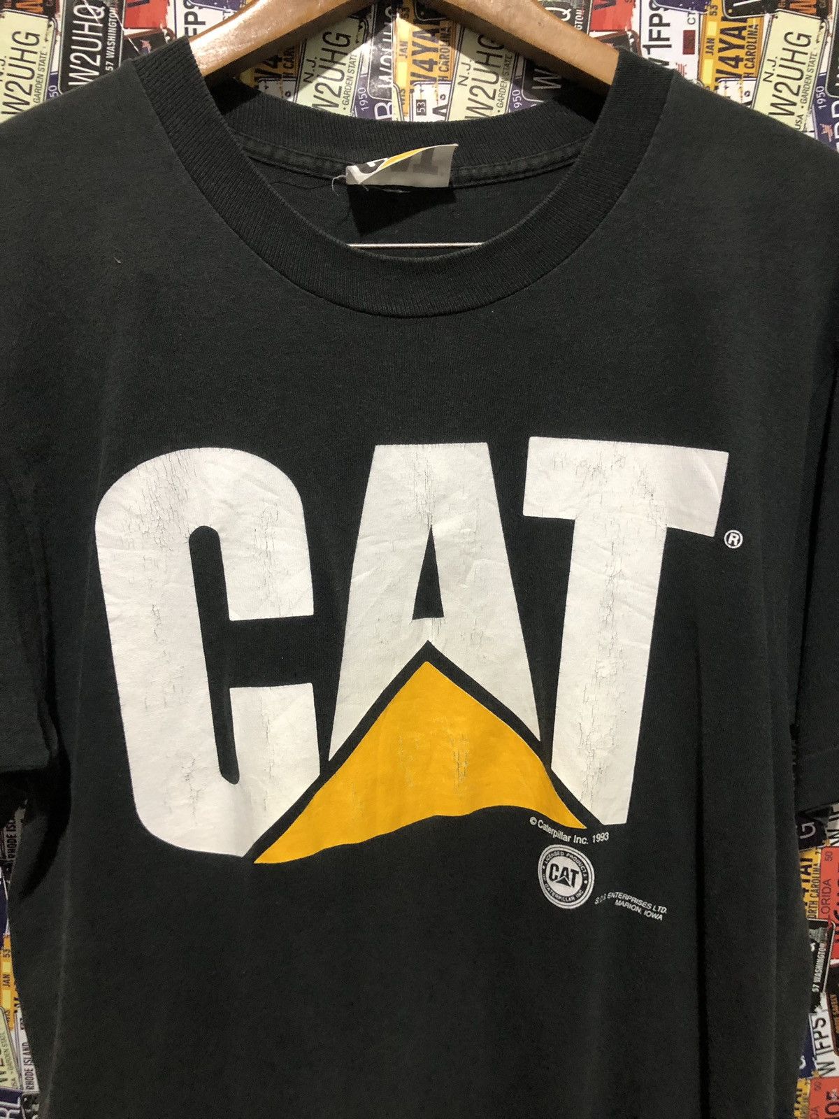 Caterpillar × Vintage Vintage 90s CATERPILLAR CAT Big Logo Nice Design cw21 Size US L / EU 52-54 / 3 - 2 Thumbnail