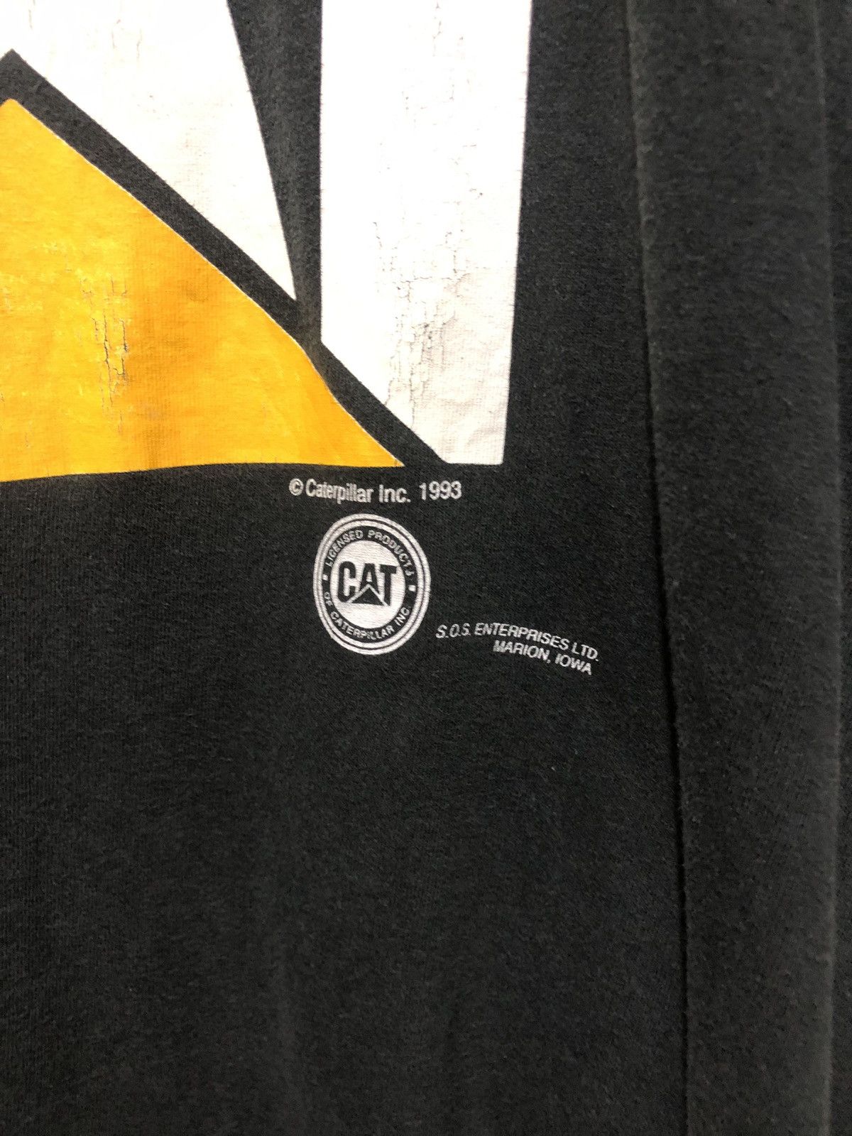 Caterpillar × Vintage Vintage 90s CATERPILLAR CAT Big Logo Nice Design cw21 Size US L / EU 52-54 / 3 - 3 Thumbnail