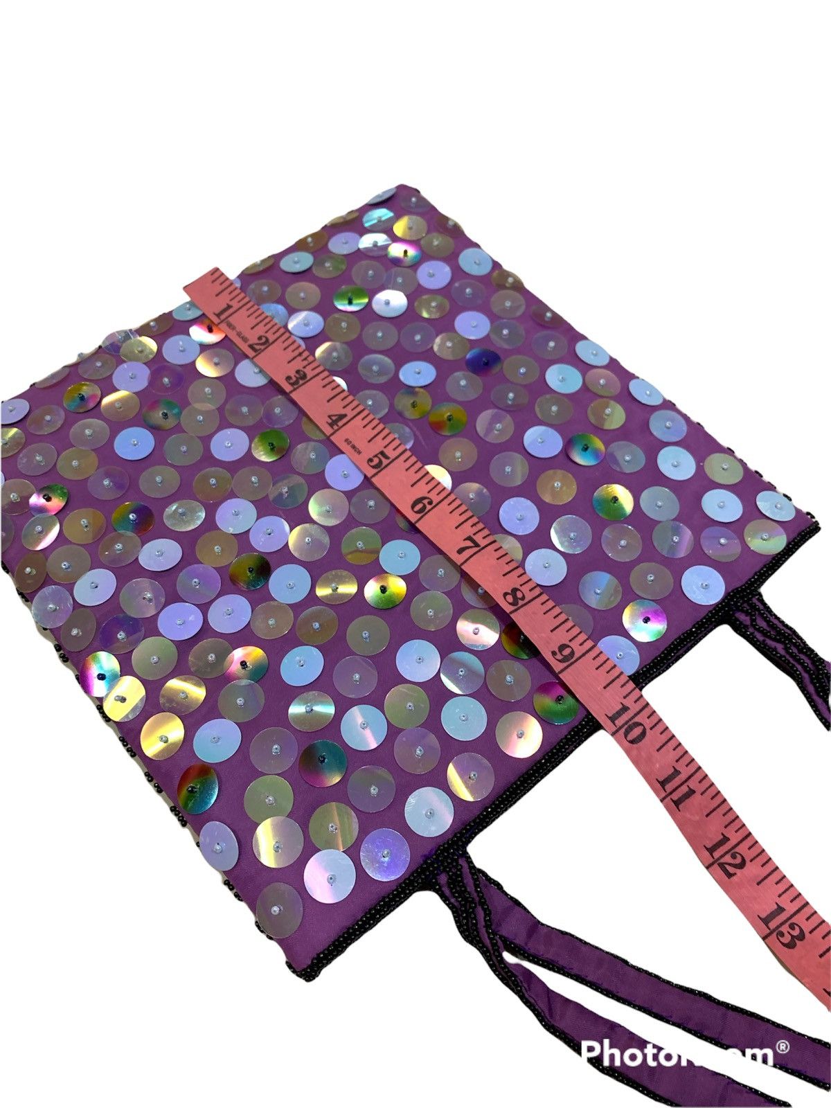Yohji Yamamoto DOUX Y'SACCS DULL SHINY SEQUINS HANDCARRY BAG Size ONE SIZE - 3 Thumbnail