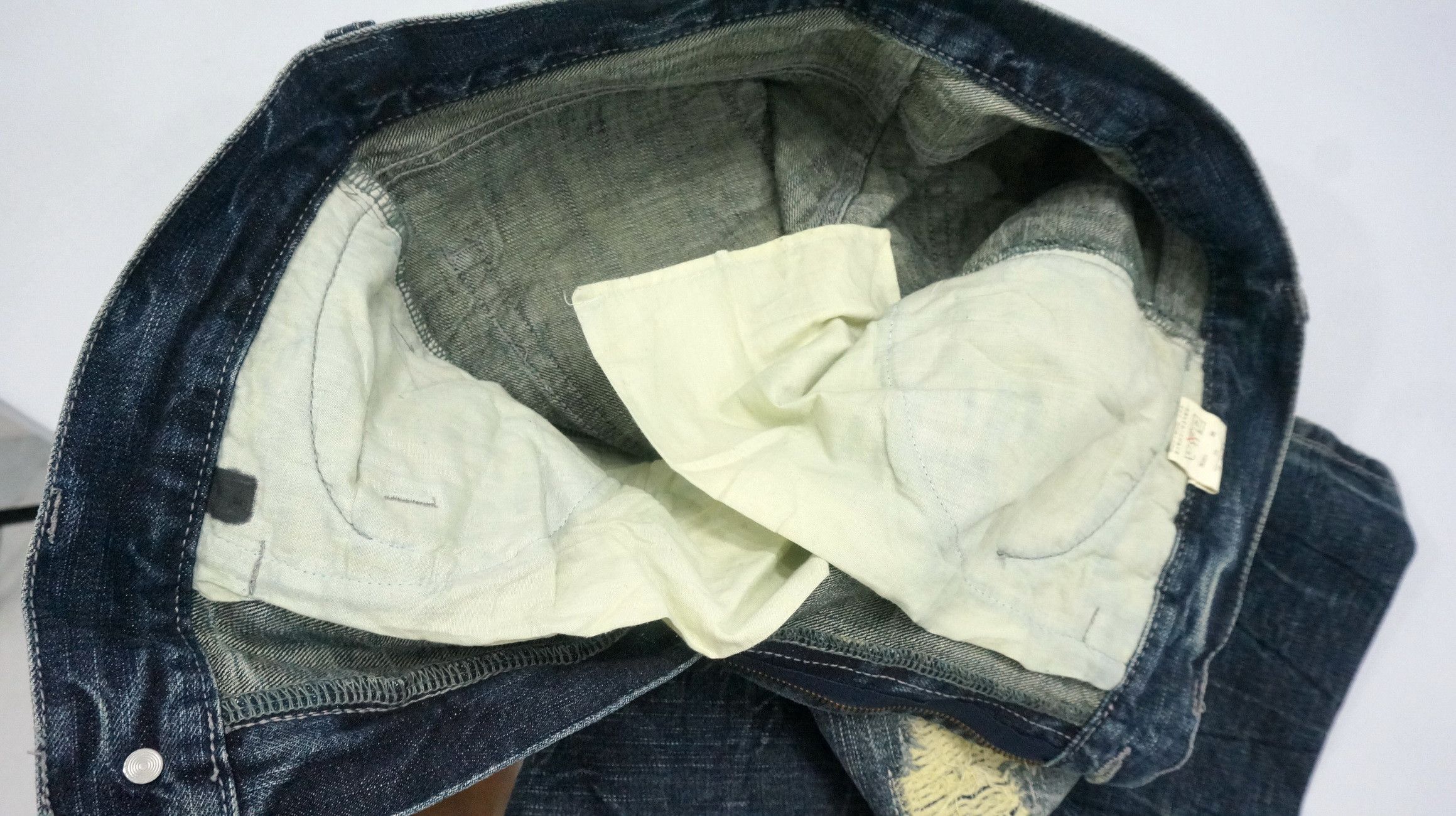 Japanese Brand 🔥🔥 Vintage Japan ANN DO Boro Tribal Flared Jeans Size US 32 / EU 48 - 18 Thumbnail
