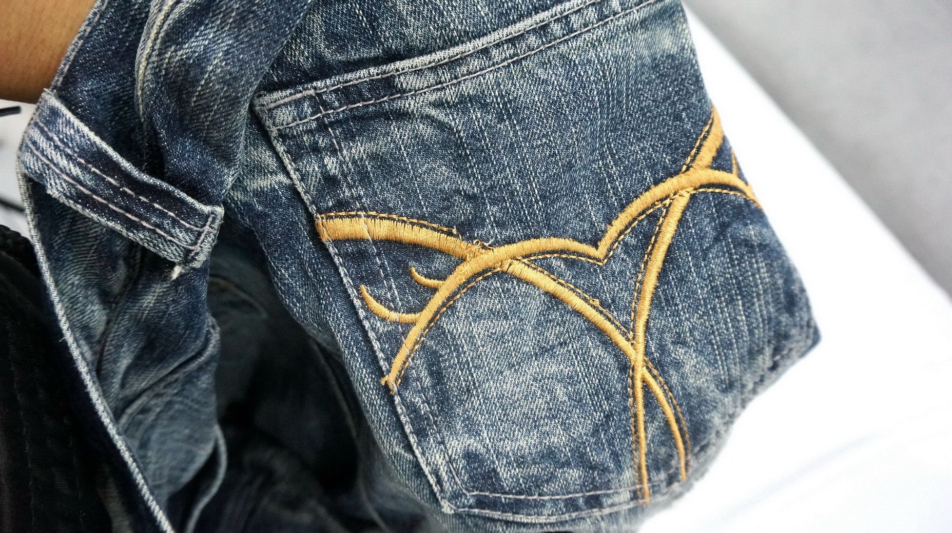 Japanese Brand 🔥🔥 Vintage Japan ANN DO Boro Tribal Flared Jeans Size US 32 / EU 48 - 25 Thumbnail