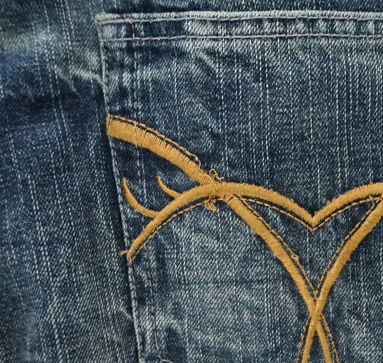 Japanese Brand 🔥🔥 Vintage Japan ANN DO Boro Tribal Flared Jeans Size US 32 / EU 48 - 11 Thumbnail